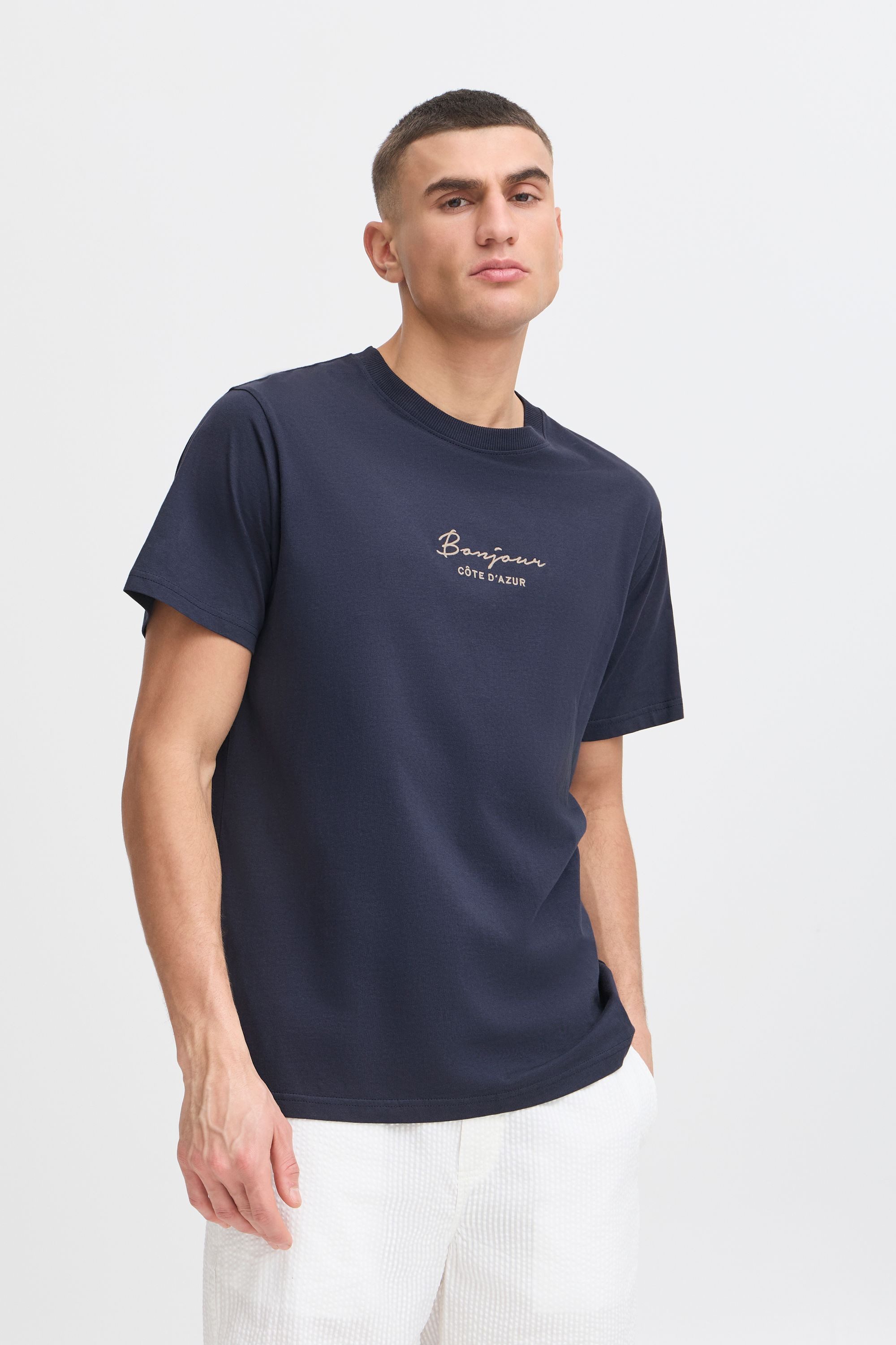 !Solid Rundhalsshirt SDPedro Casual T-shirt mit Stickerei. € 18,99