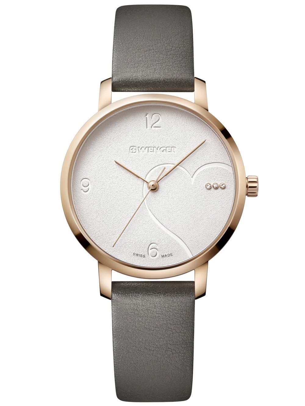 Wenger Quarzuhr Wenger 01.1731.111 Metropolitan Donnissima Damenuhr 38mm 10ATM Wenger 01.1731.111 Metropolitan Donnissima Damenuhr 38mm 10ATM