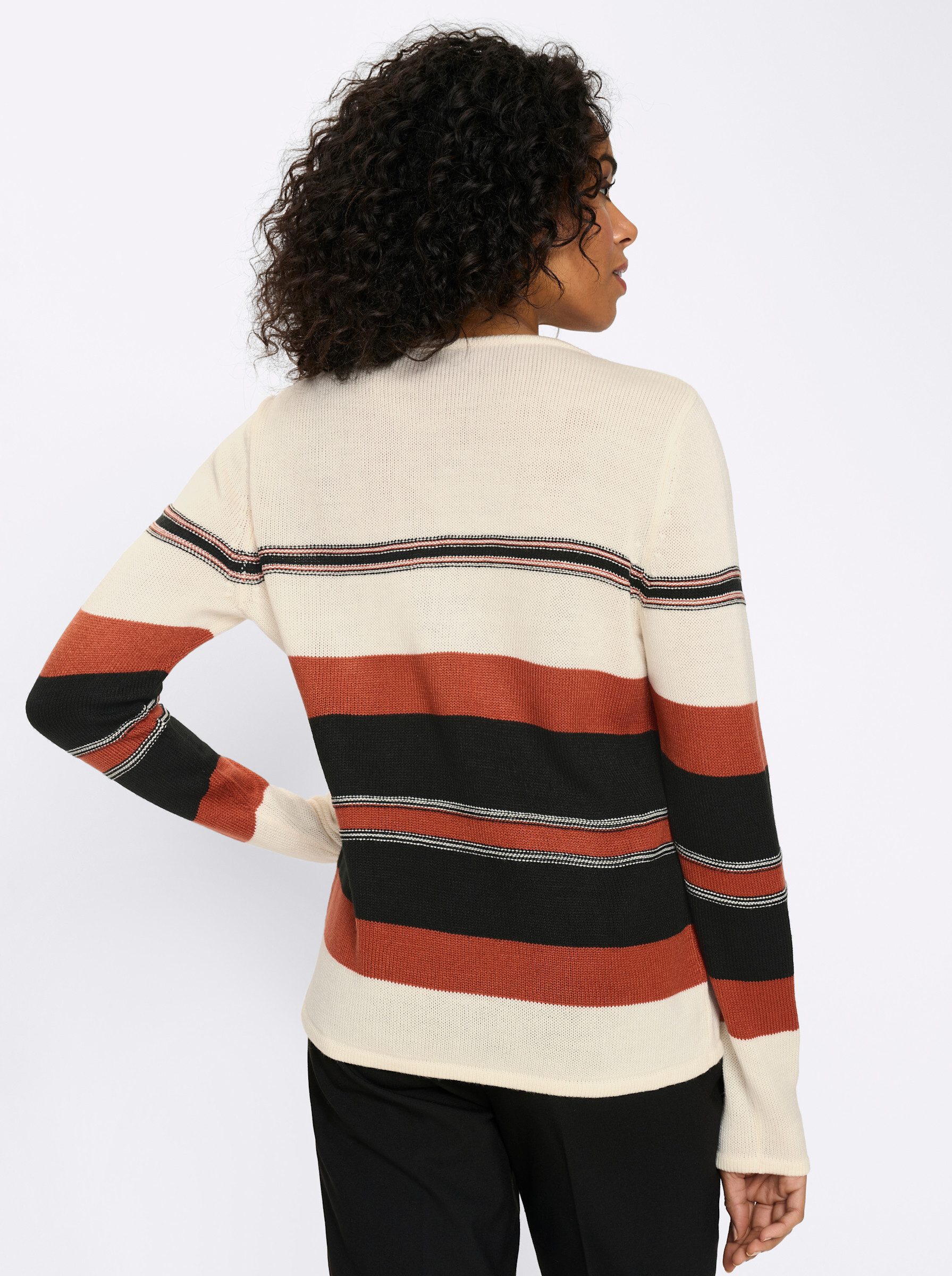 Sieh an! Strickpullover Langarm-Pullover Langarm Jersey, Links-Strick günstig online kaufen