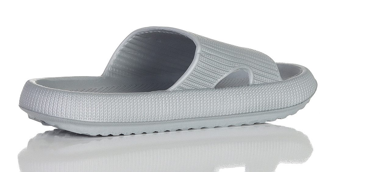 simaranda Herren Damen Schlappen 4446 42-43 Hellgrau Schlappen