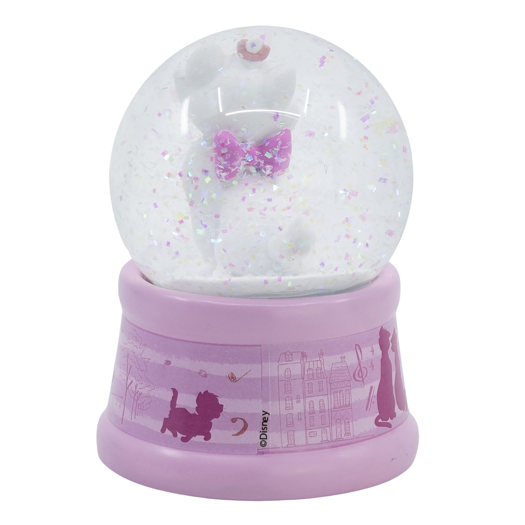 Stor Dekokugel Disney Aristocats Marie die Katze mini Glaskugel Schneekugel günstig online kaufen