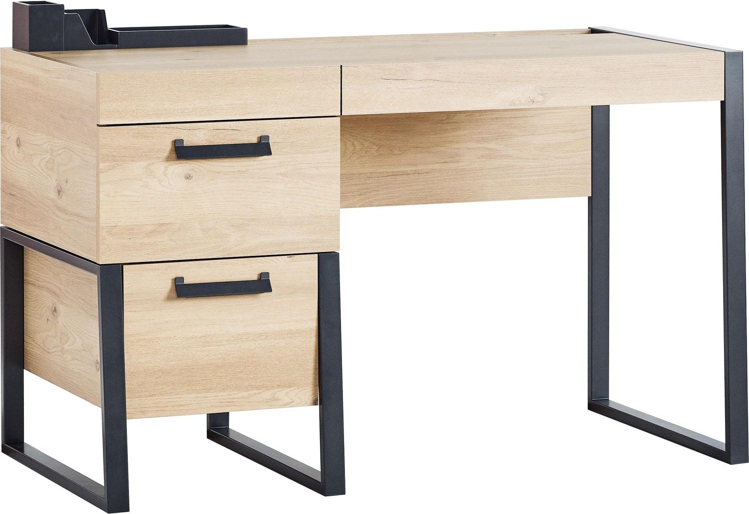 Natur24 Schreibtisch Schreibtisch in Anthrazit
