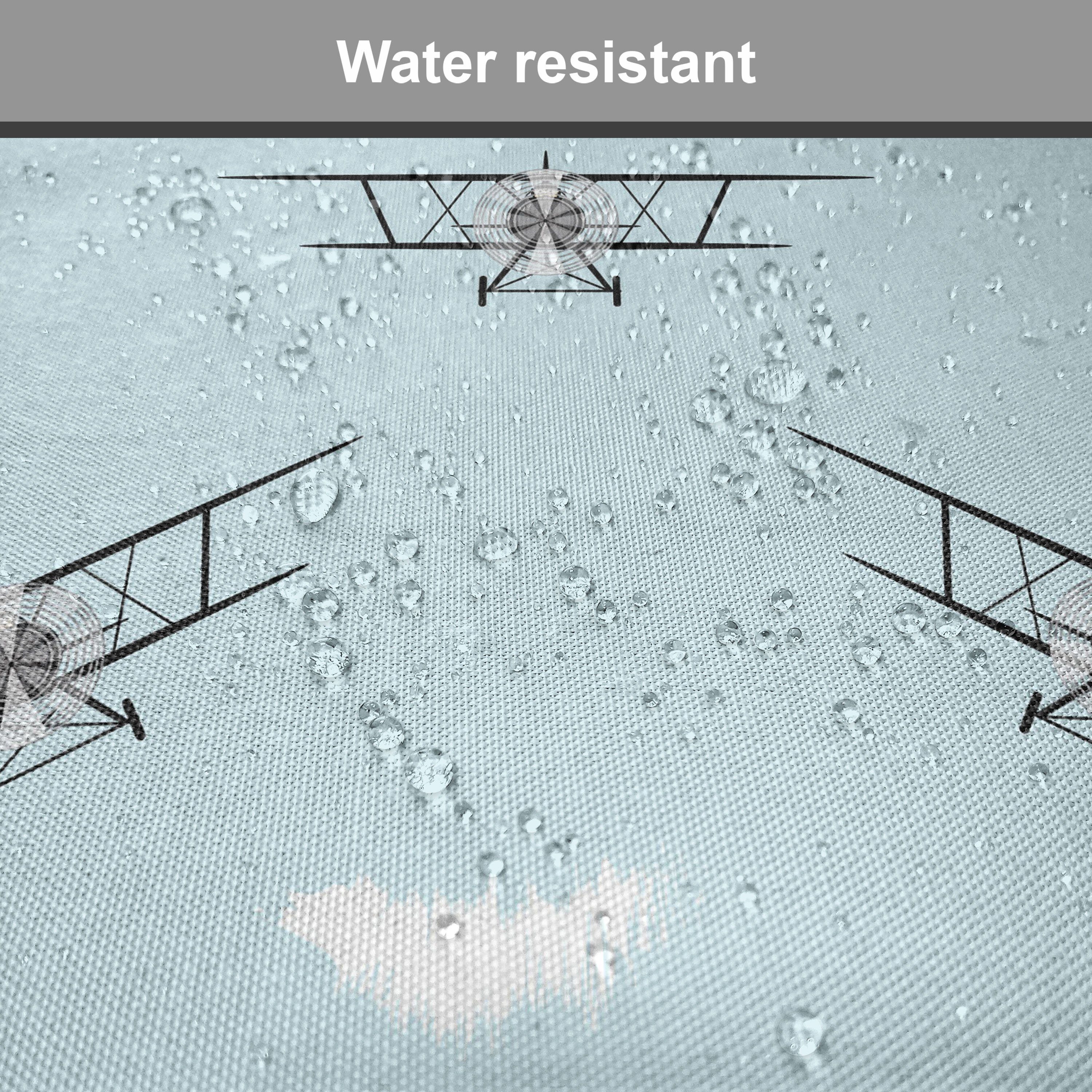 Kissen wasserfestes Dekoratives Altes für Flugzeug Stuhlkissen Abakuhaus Biplanes Flugzeug Küchensitze, mit Riemen