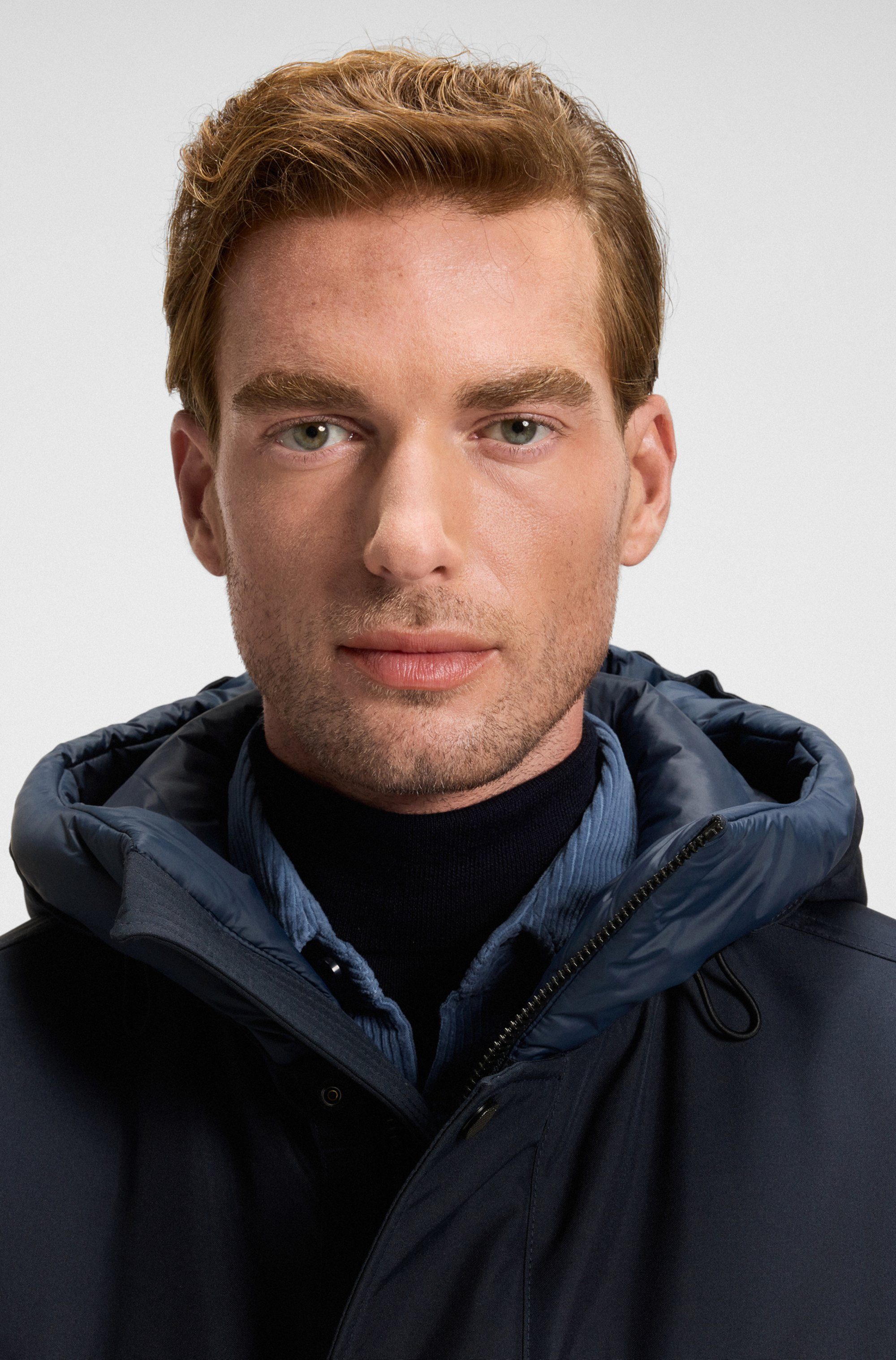 BOSS ORANGE Parka Osiass relaxed fit, mit wattierter Kapuze, verdeckter Rei günstig online kaufen