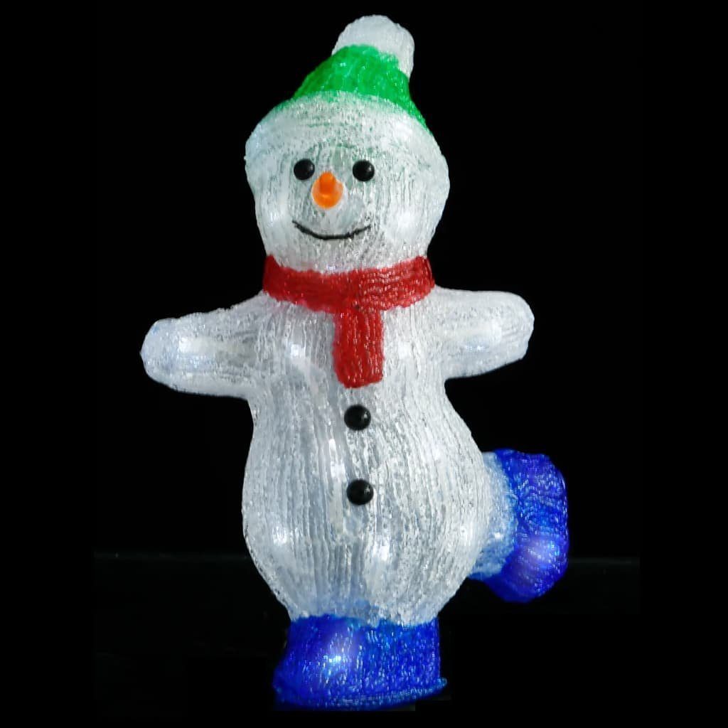 vidaXL Dekolicht NA LED-Weihnachtsfigur Schneemann Acryl Indoor und Outdoor 30 cm