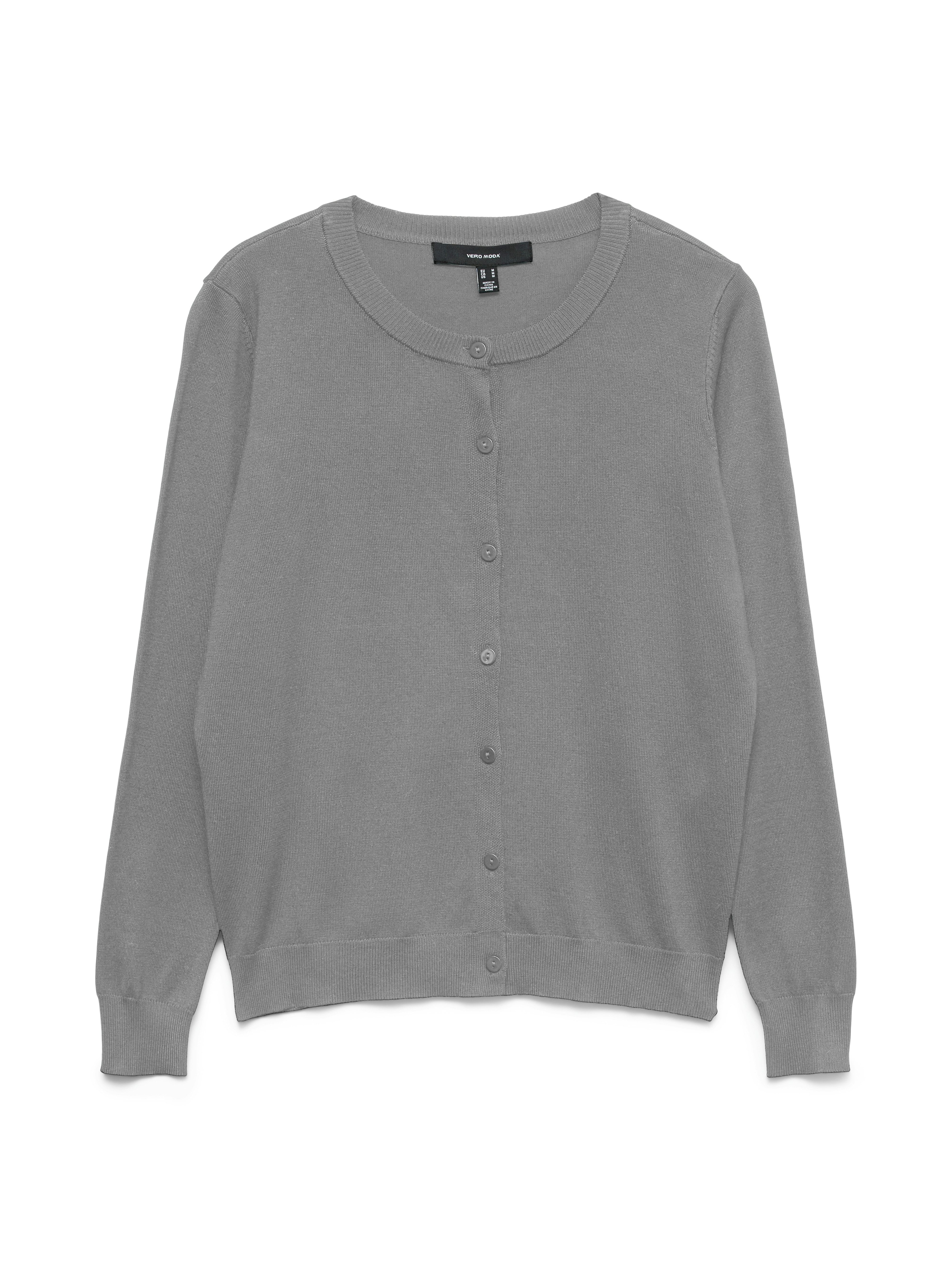 Vero Moda Strickjacke VMSILJE LS O-NECK CARDIGAN NOOS Viskosemischung, regular fit – Bild 5 von 5