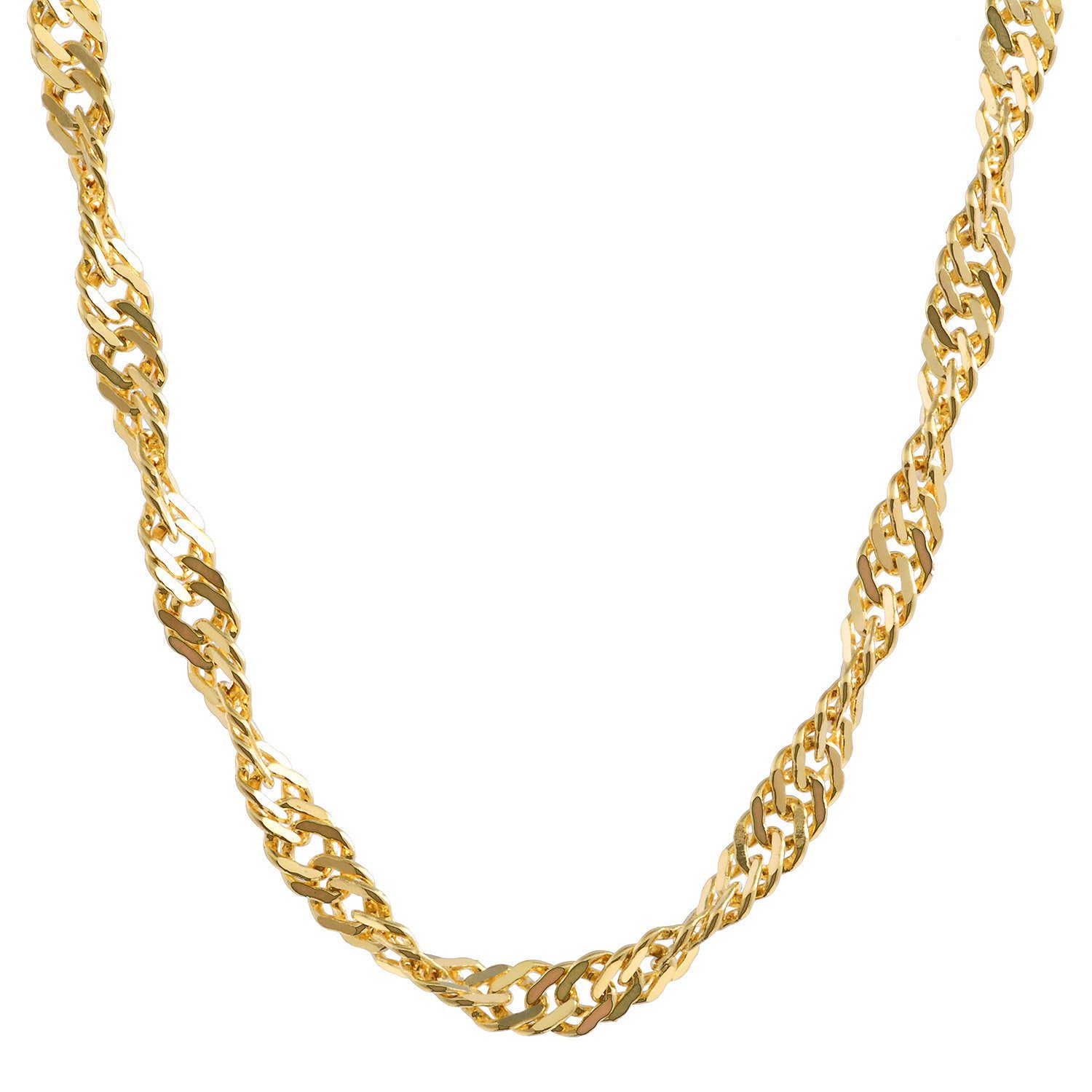 HOPLO Goldkette Goldkette Singapurkette Länge 45cm günstig online kaufen