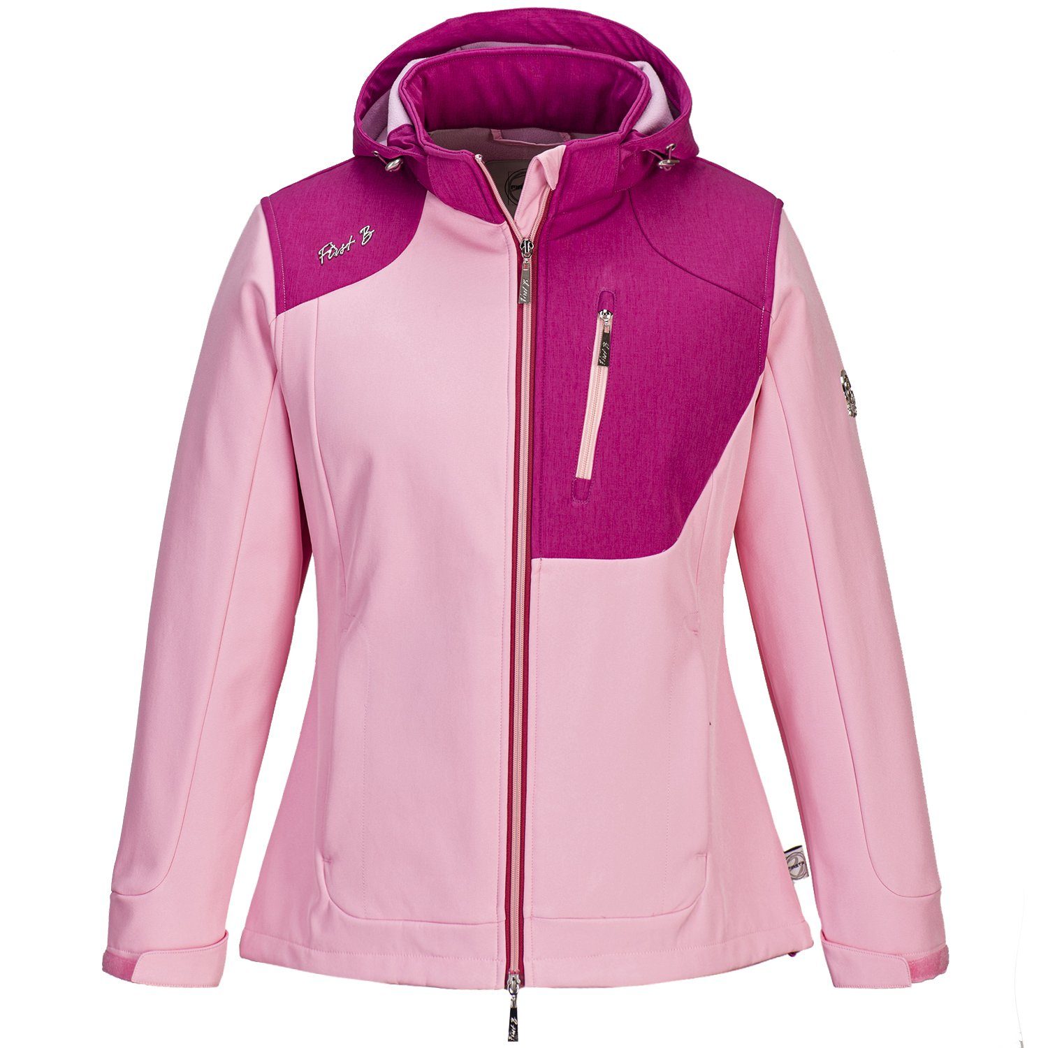 FirstB Softshelljacke Damen wasserdicht, winddicht,atmungsaktiv