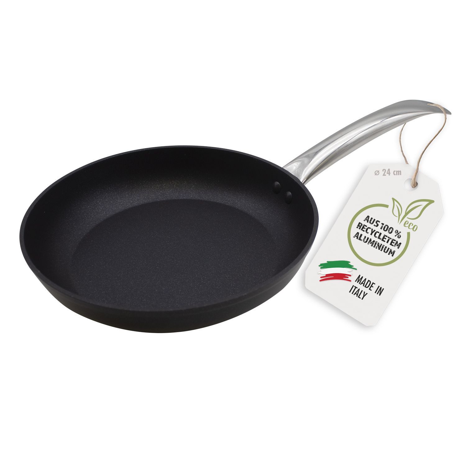 Steuber Bratpfanne, Keramik-beschichtet, recycelt, Induktion und Backofen