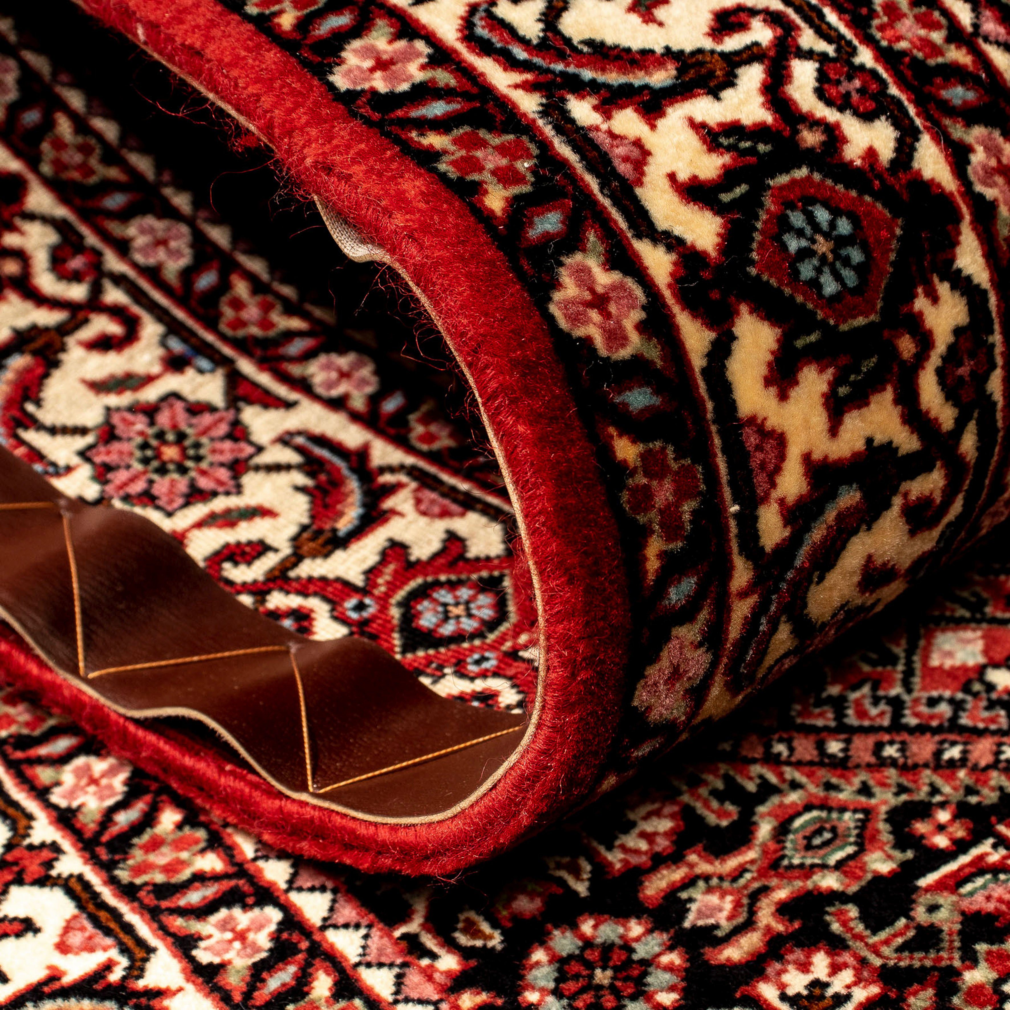 Orientteppich Perser - Bidjar - Handgeknüpft, 15 Zertifikat mehrfarbig, 307 Wohnzimmer, 73 x cm Höhe: morgenland, Einzelstück mm, rechteckig, - mit