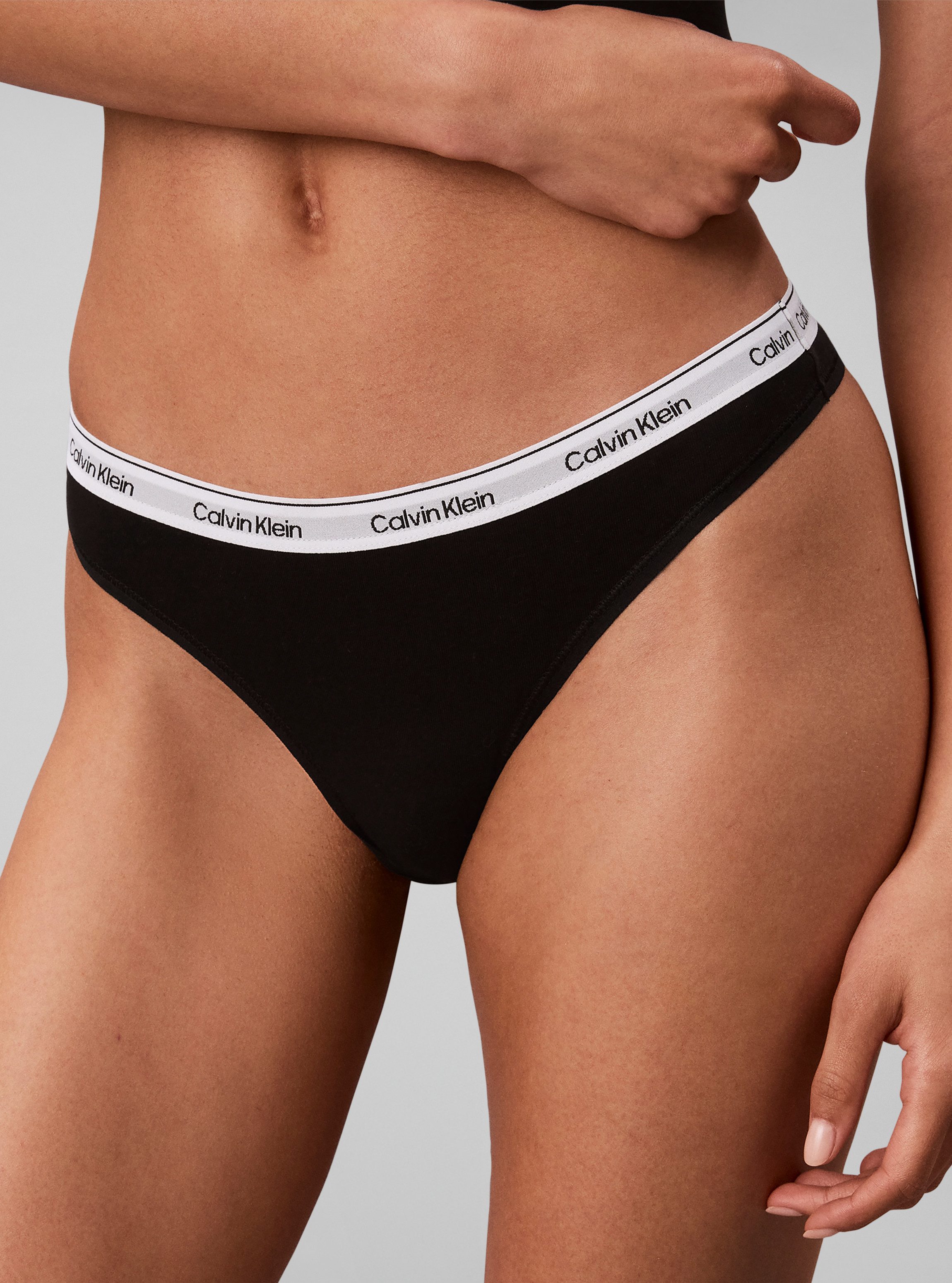 Calvin Klein Underwear Tanga THONG 5 PK (Packung) Körpernahe Passform