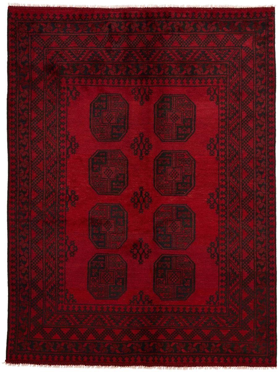 Orientteppich Afghan Akhche 150x199 Handgeknüpfter Orientteppich, Nain Trading, rechteckig, Höhe: 6 mm