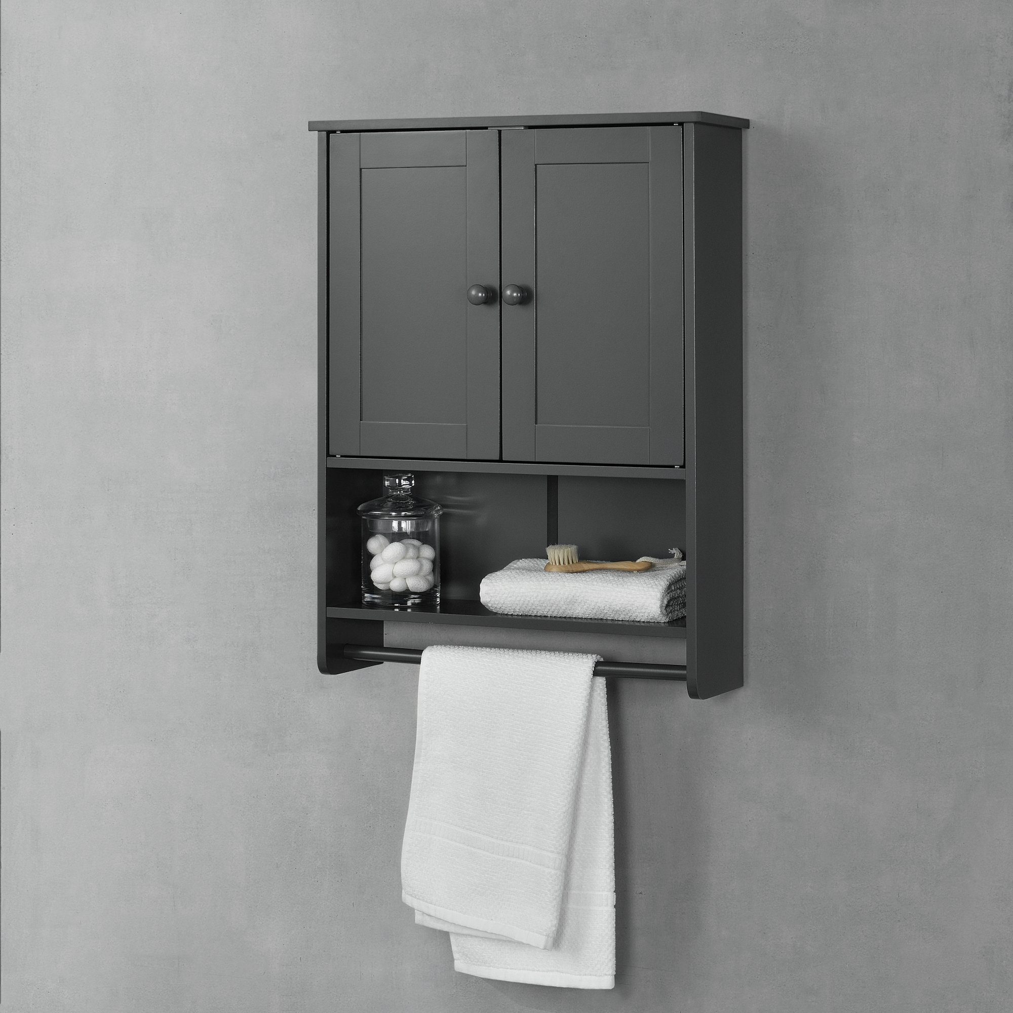 en.casa Hängeschrank »Steyr« Badschrank 65x49x15cm mit günstig online kaufen