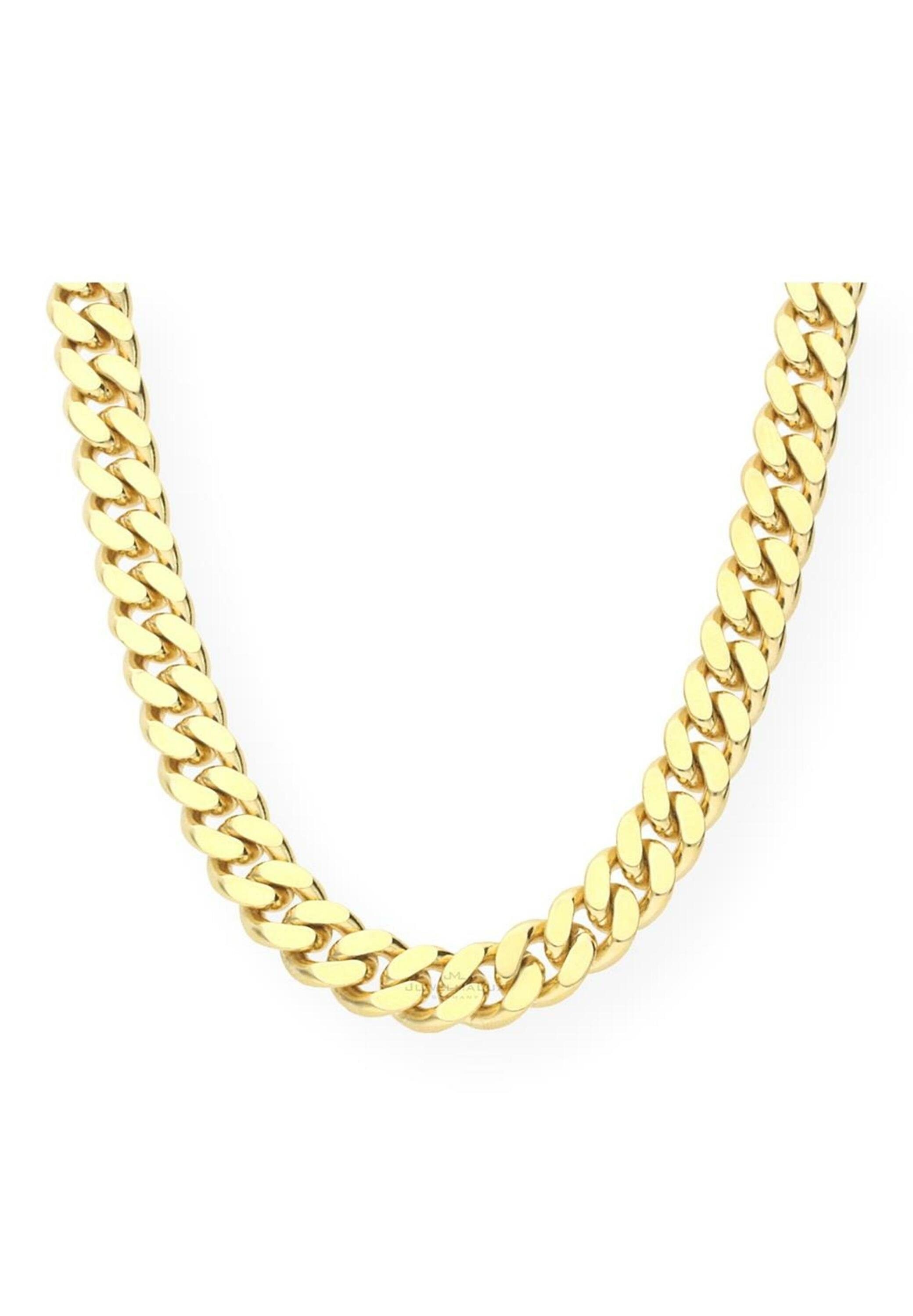 18k Goldkette Kette Edelstahl gold Halskette massiv Panzerkette Herren FREE!!! 