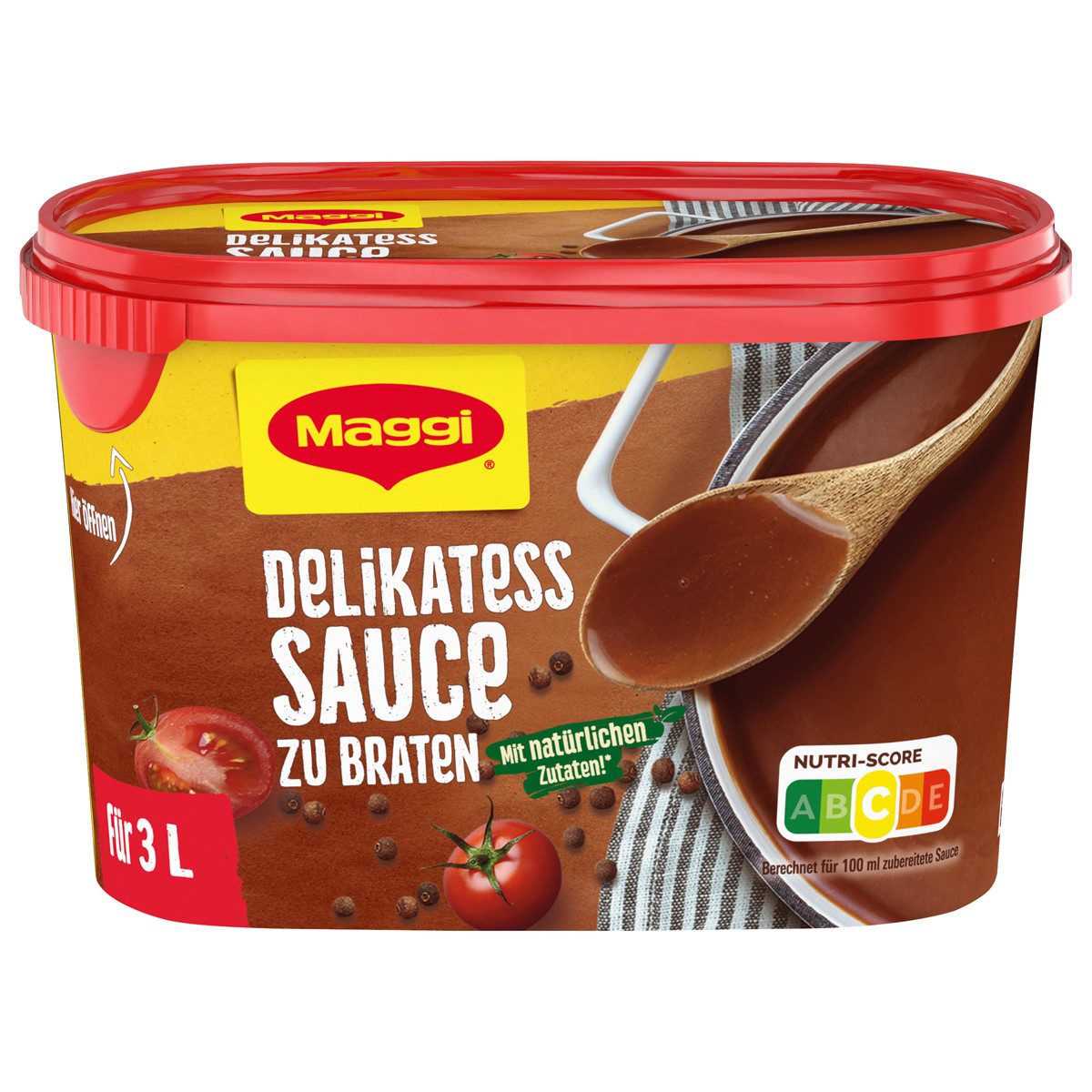 MAGGI Saucen, Maggi Delikatess Sauce zu Braten dunkle Sauce zu Fleisch 277g