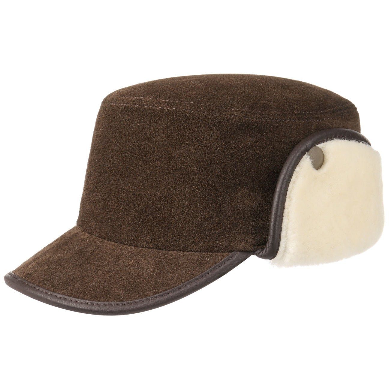 Lierys Army Cap (1-St) Ledercap Hinten geschlossen, Made in Italy günstig online kaufen