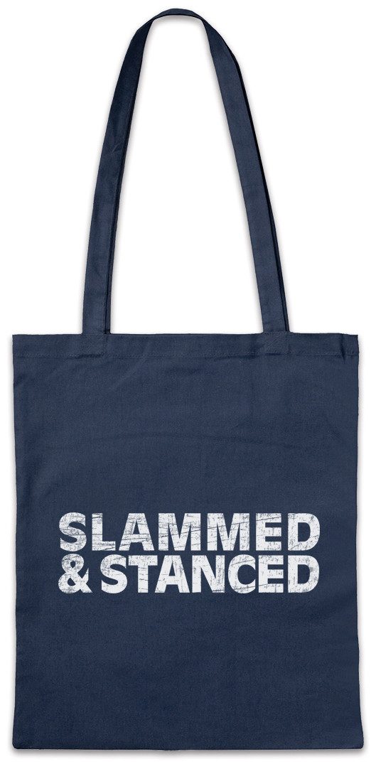 Beuteltasche Slammed & Stanced Stofftasche Race Racing Car Auto Driver Racer Biker