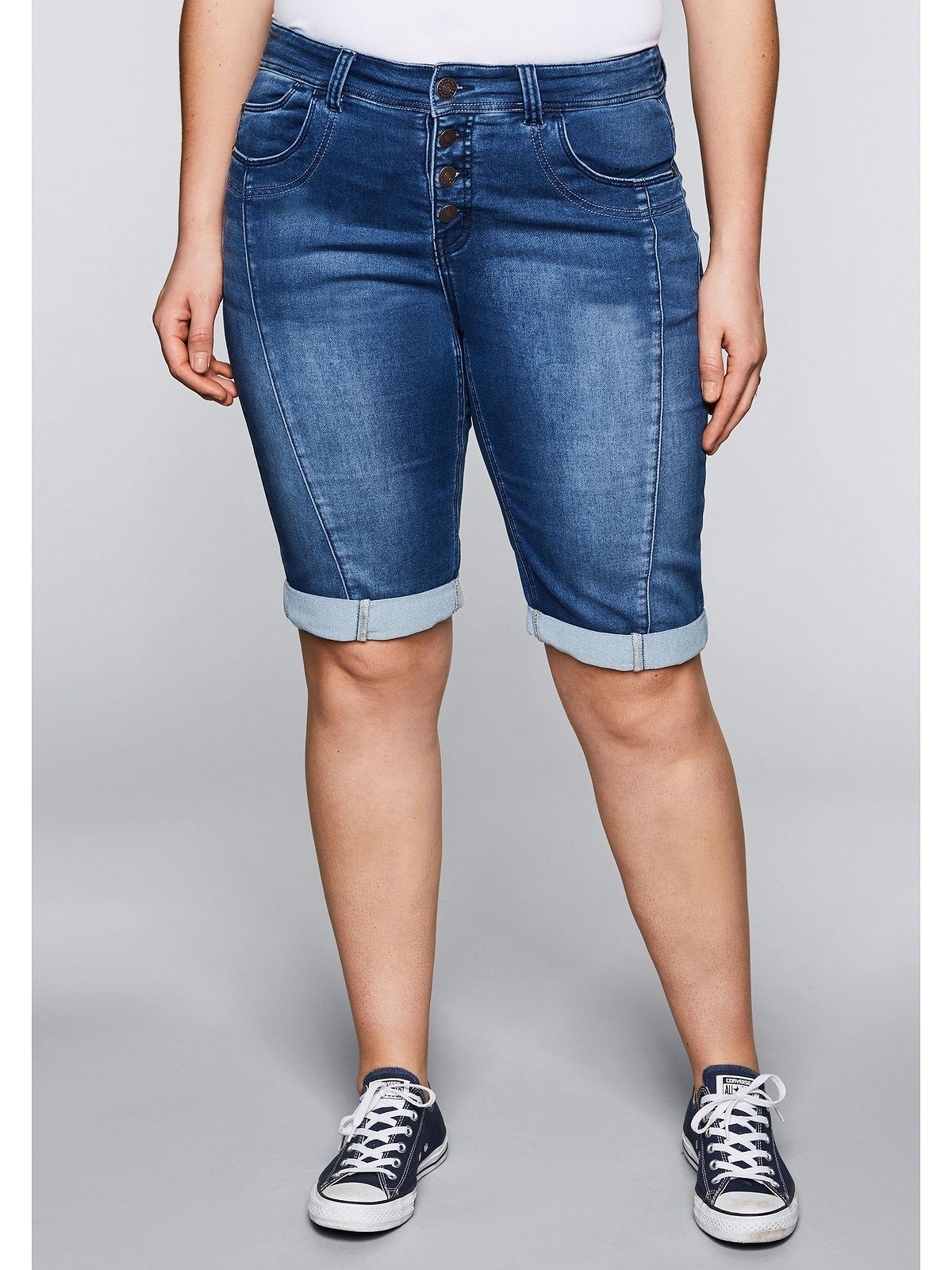 Sheego Jeansbermudas Große Größen günstig online kaufen