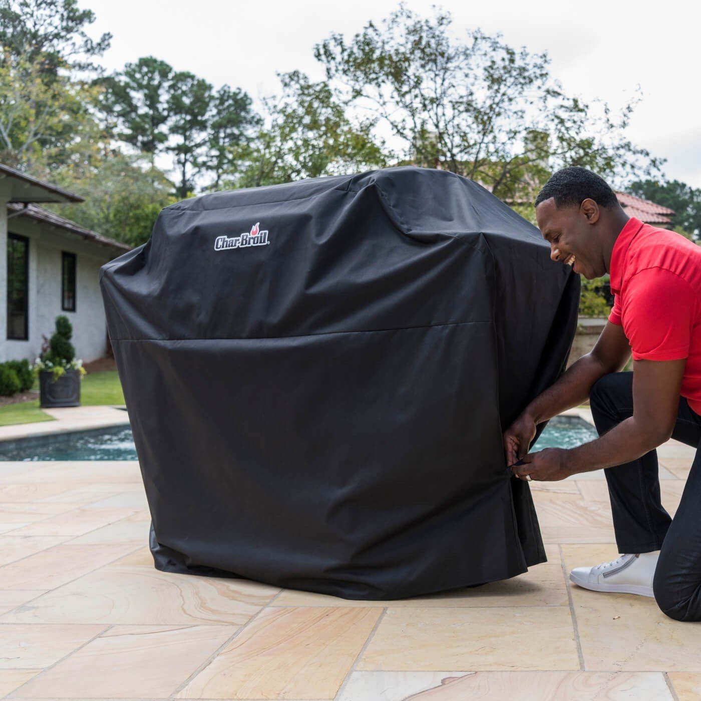 Char-Broil Grillabdeckhaube für 3-4-Brenner-Grills BBQ Strapazierfähig Elegant