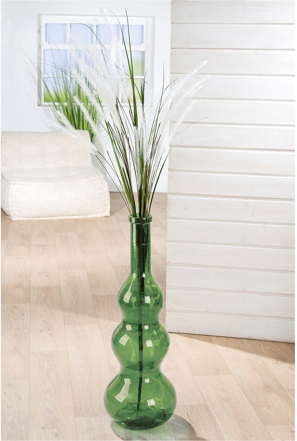 GILDE Bodenvase Bodenvase bauchig "Balleros" grün (1 St)