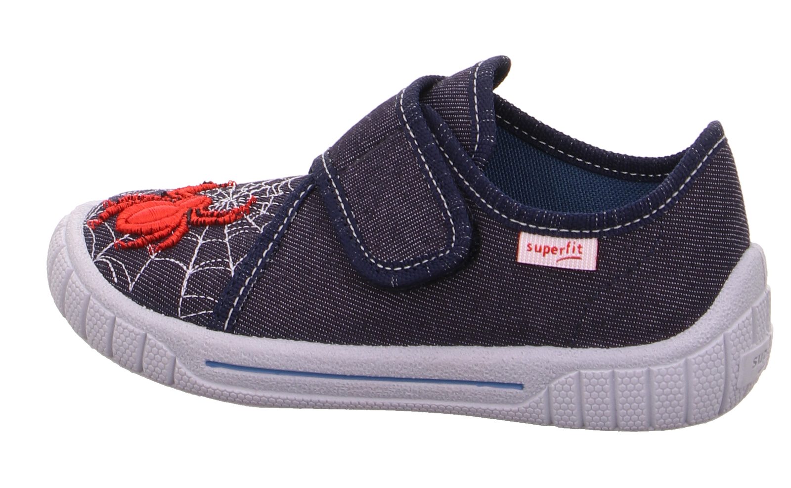 Superfit superfit Kinder Hausschuh BILL 1-000271-8100 blau/rot Hausschuh