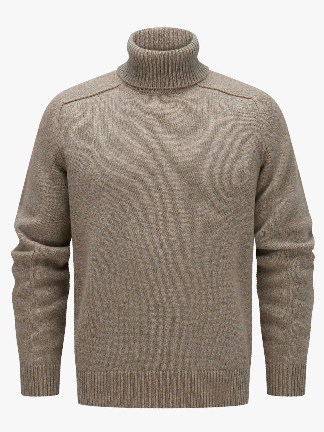 Ermenegildo Zegna Kaschmirpullover Oasi Rollkragenpullover Strick-Pullover Taupe Eleganter, vielseitig kombinierbarer Taupe-Farbton