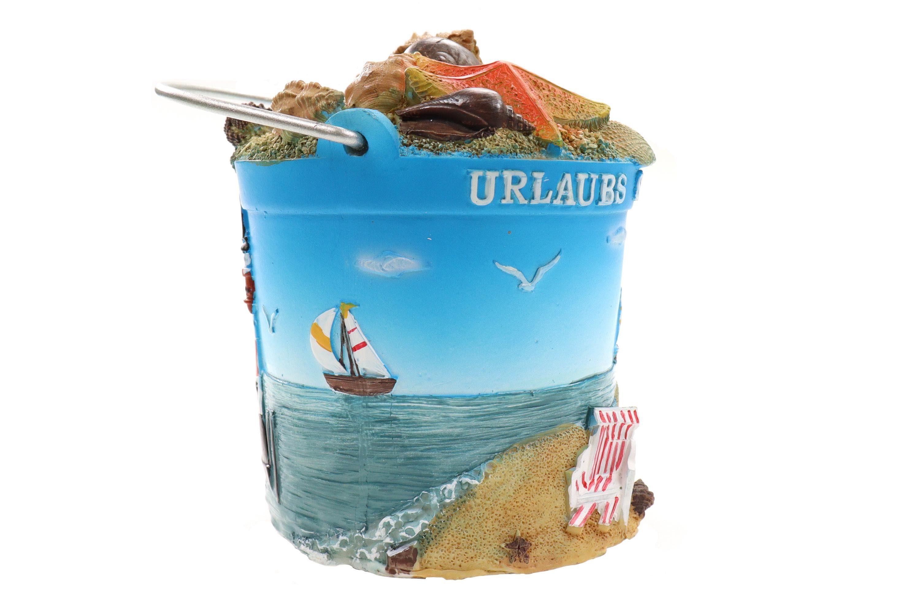 ELLUG Spardose Sparbüchse – Strandeimer „Urlaubs-Spardose“ günstig online kaufen