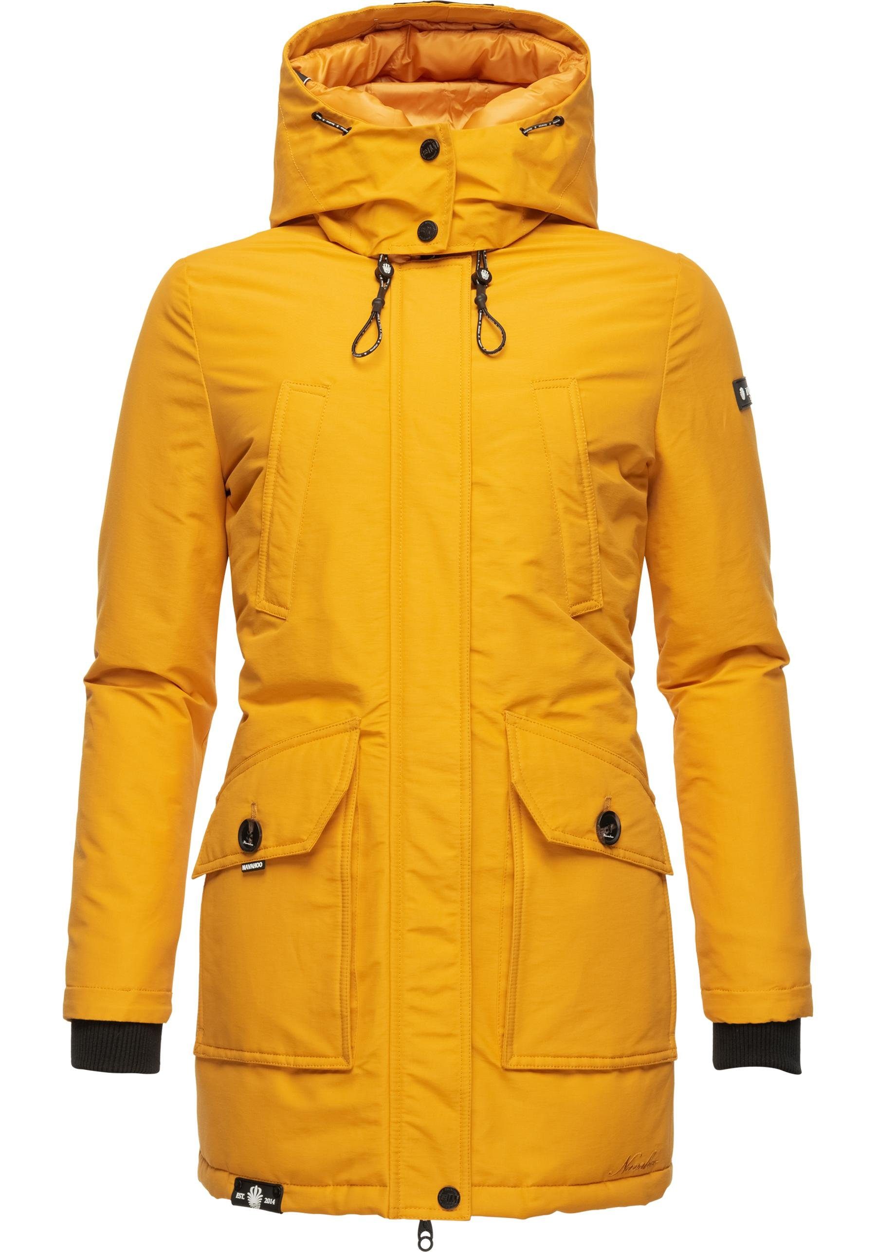 Navahoo Winterjacke Blizzardstorm Warm gefütterter Wintermantel mit Kapuze
