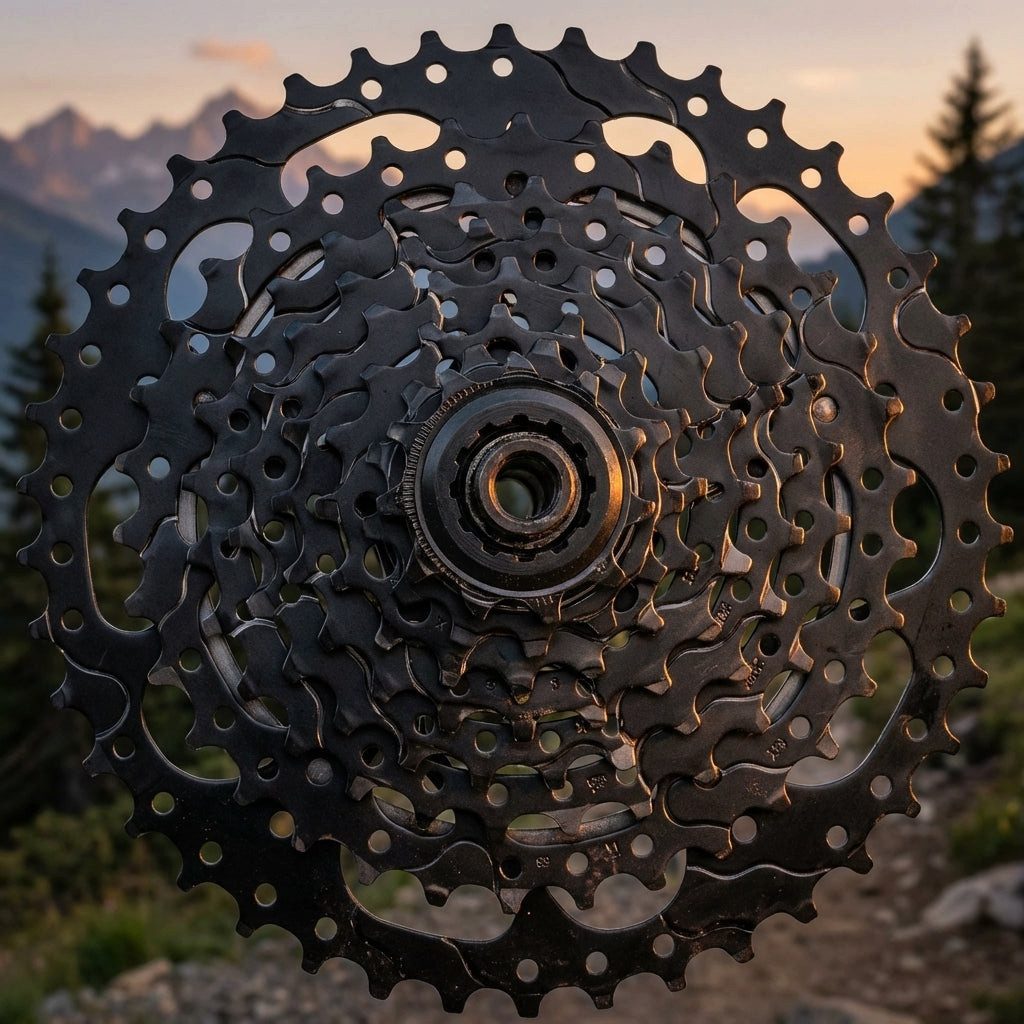 Tektro Zahnkranz TEKTRO Kassette ED9 11-46 T Schwarz - maximale Übersetzungsbandbreite