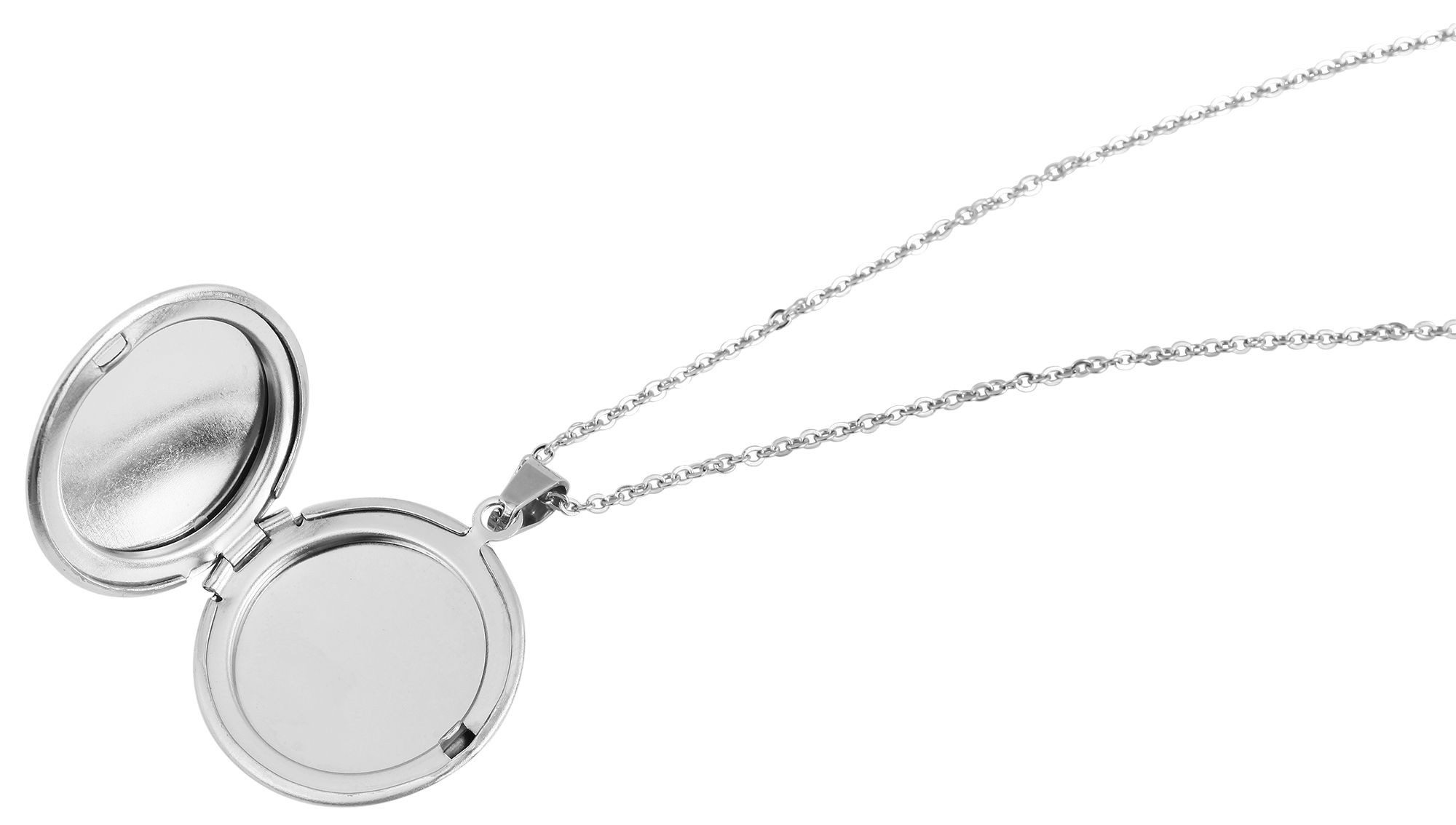 AKZENT Kette mit Anhänger Neral Edelstahl silber günstig online kaufen