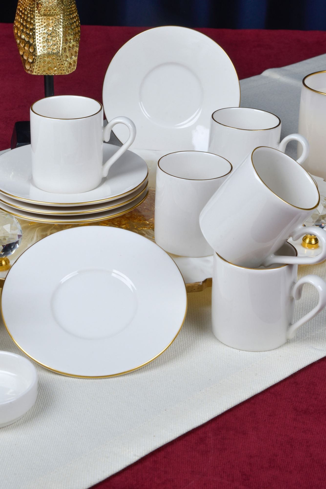 Hermia Concept Espressotasse Becher, 12-tlg., Porzellan, 12-teiliges Set
