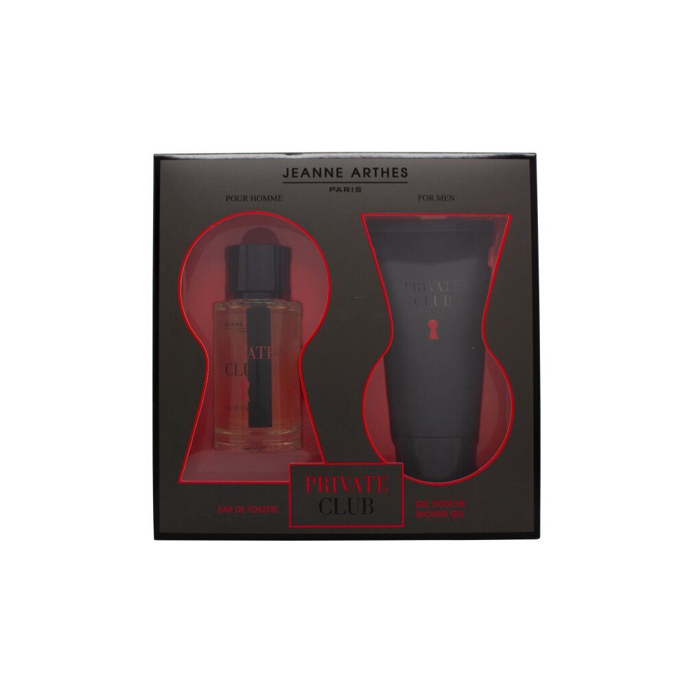 Jeanne Arthes Eau de Toilette Private Club Gift Set 100ml EDT + 150ml Shower Gel