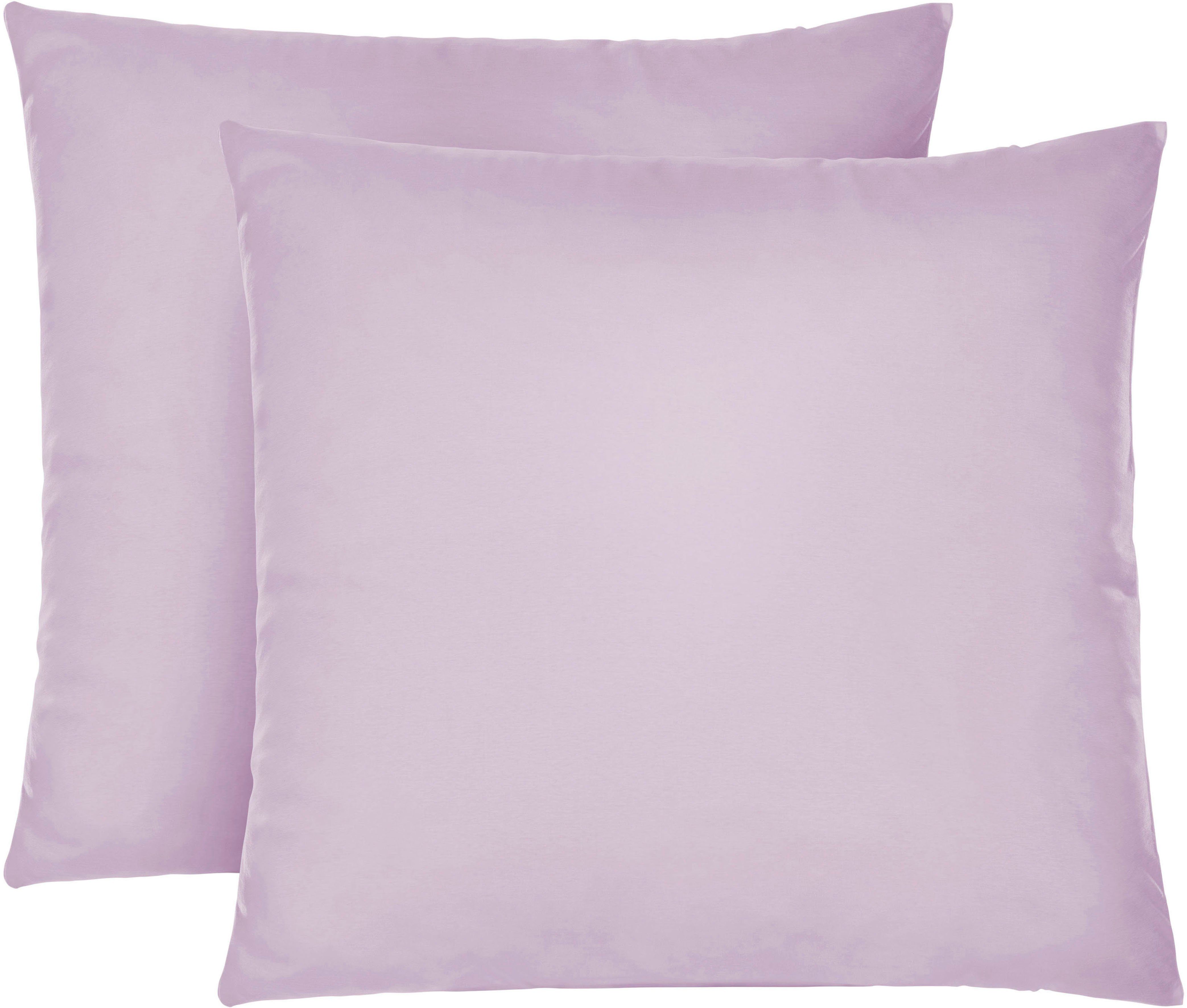 Biberna Kissenbezug Michi Feinjersey mit Reißverschluss, (2 Stück), verschi günstig online kaufen