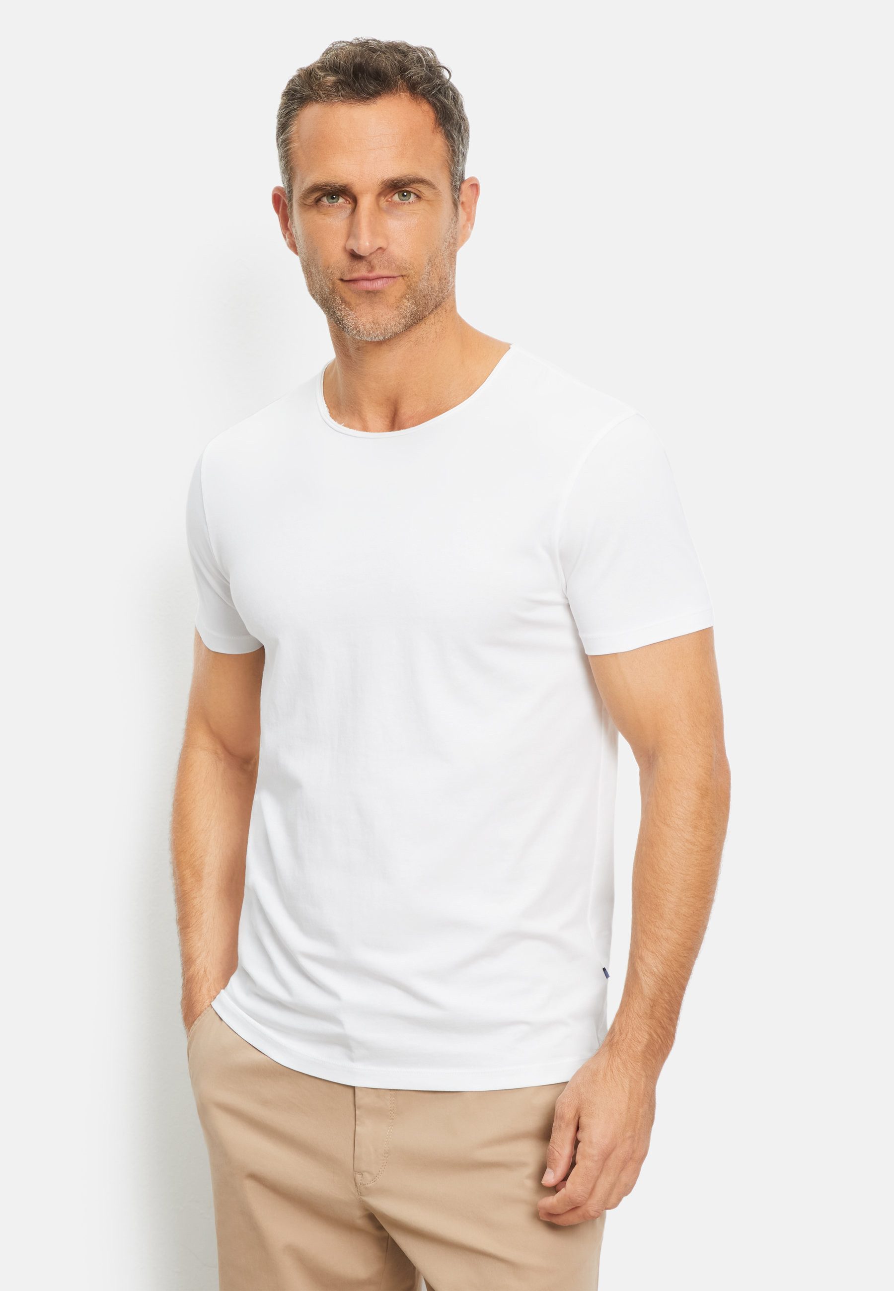 OLYMP T-Shirt OLYMP Casual Wirk, T-Shirt