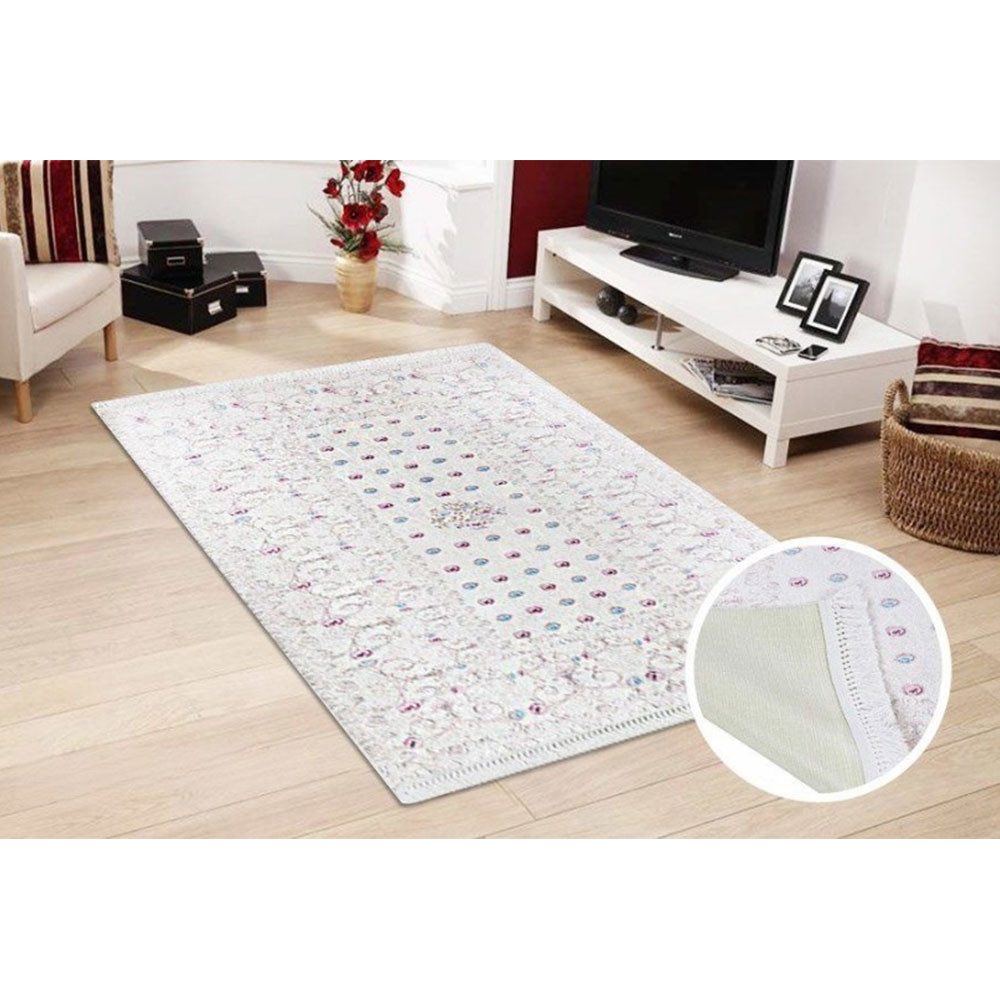 Jungengel Teppich Blumen & Rosen Muster Waschbar 30°C Läufer Teppichläufer günstig online kaufen