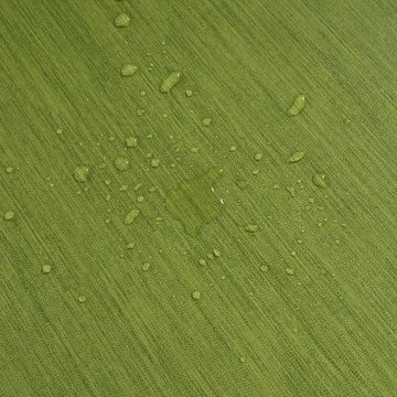 laro Tischdecke Wachstuch-Tischdecken Abwaschbar Grün Leinenoptik rechteckig