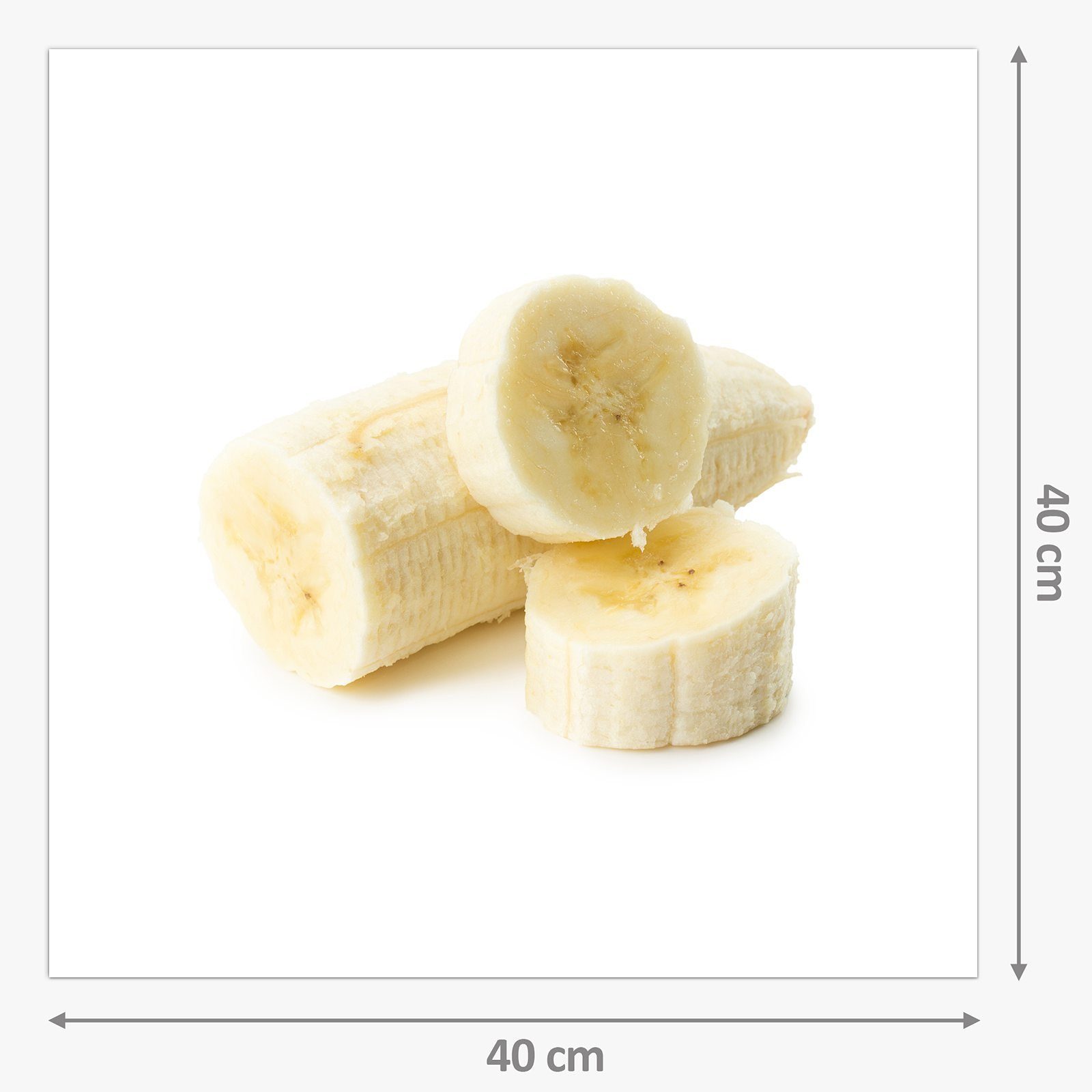 Spritzschutz Glas Bananenscheiben Küchenrückwand Primedeco
