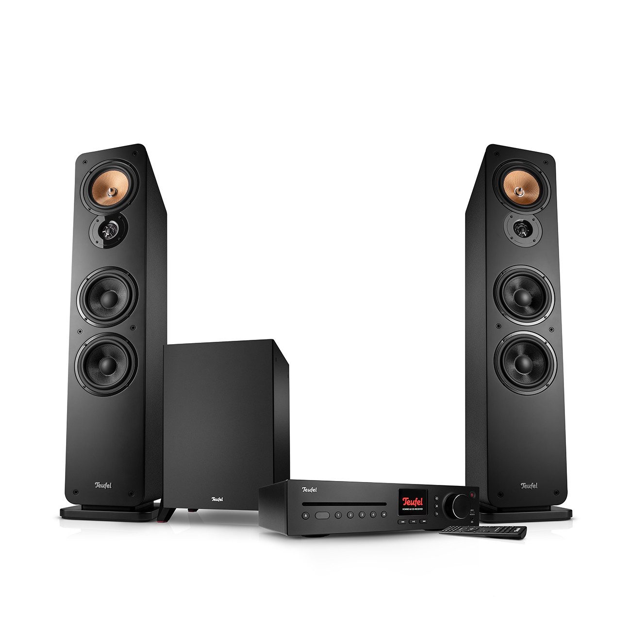 Teufel ULTIMA 40 KOMBO 3 Power Edition Lautsprechersystem (Bluetooth, 260 W, WLAN, LAN, Bluetooth, DAB+ Radio)