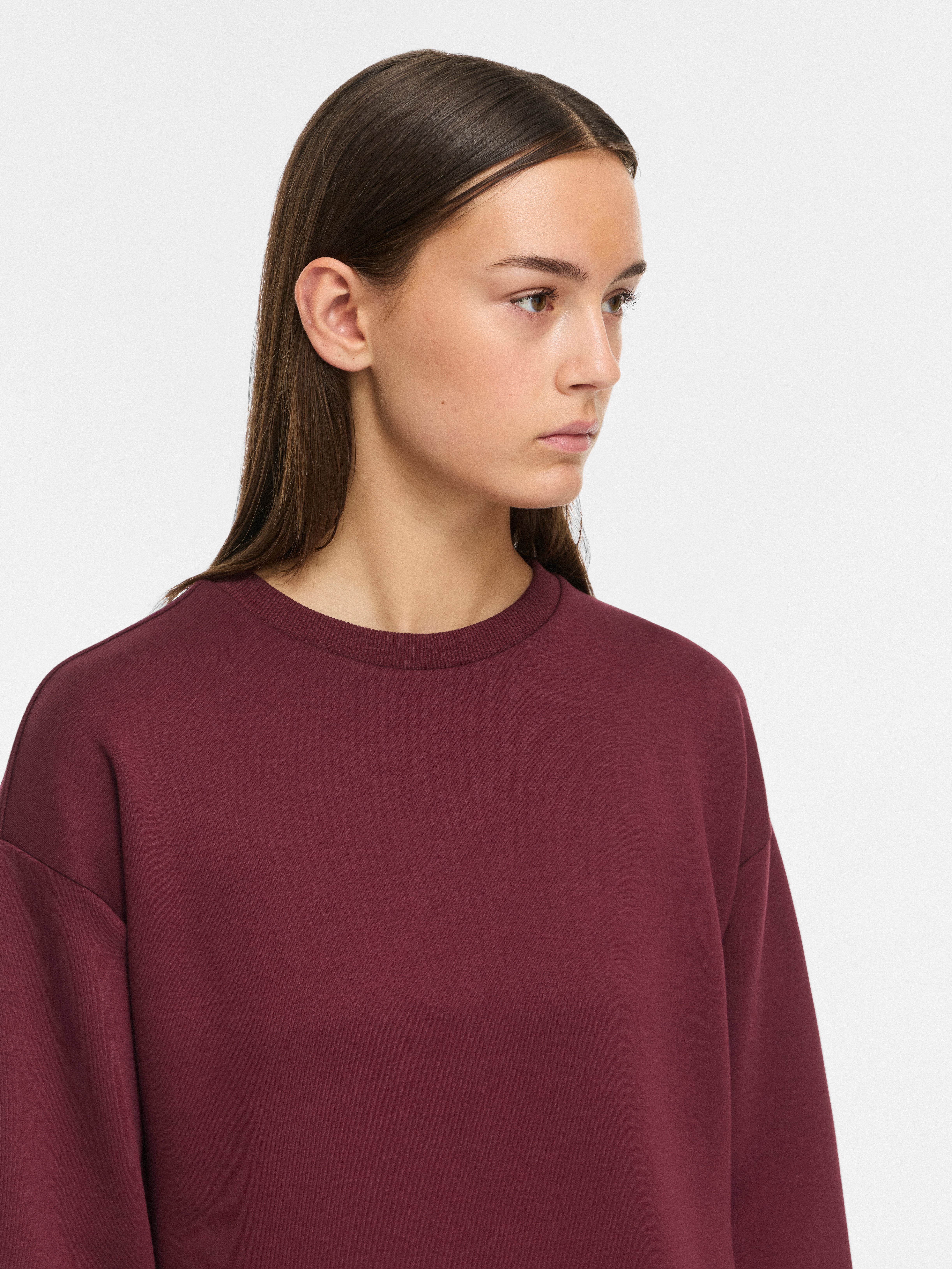 Vila Sweatshirt VISANDY L/S SWEAT TOP - NOOS Viskosemischung, regular fit
