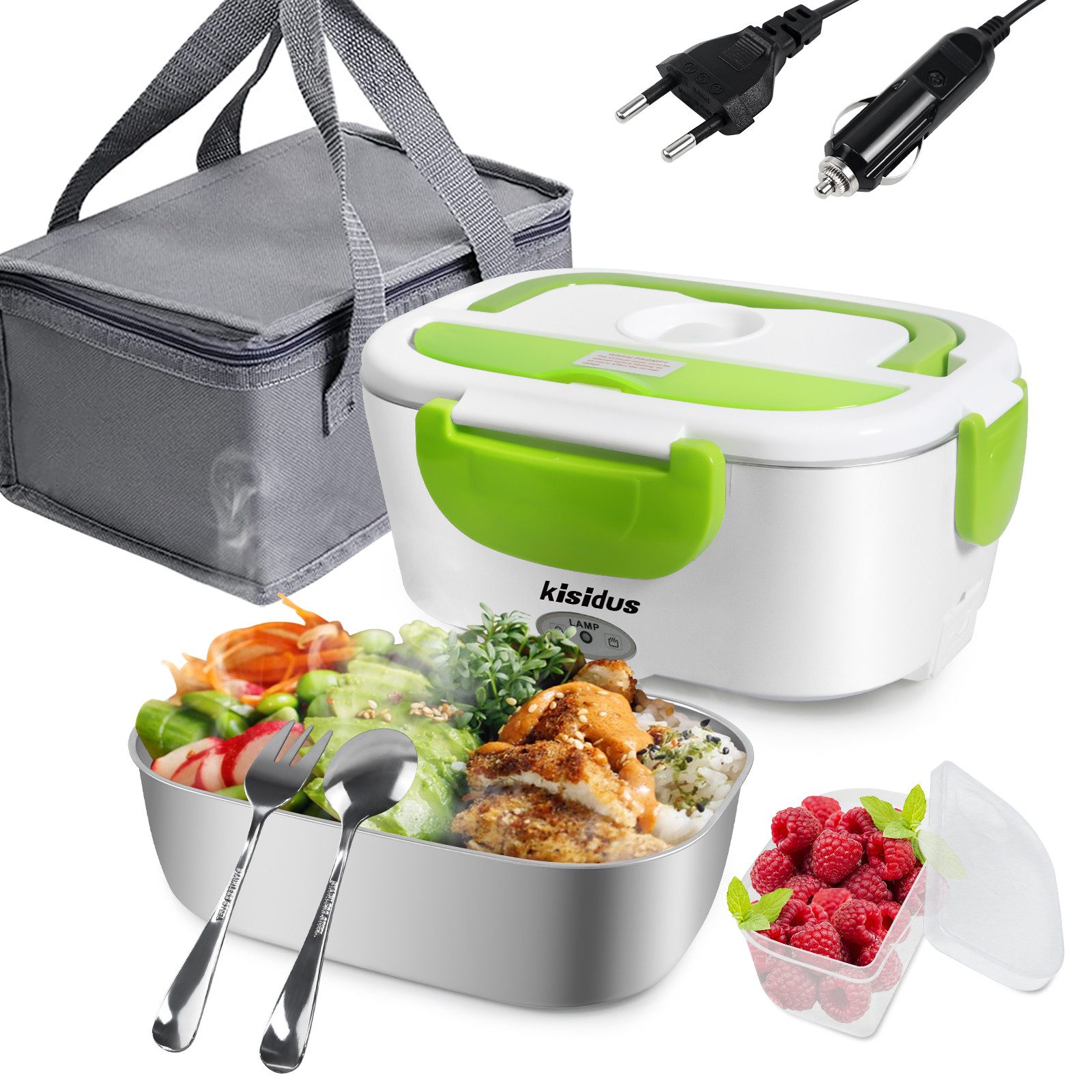 Elektrische Lunchbox 1,95 L GLFH03 110V-220V für Zuhause und Auto zusammen