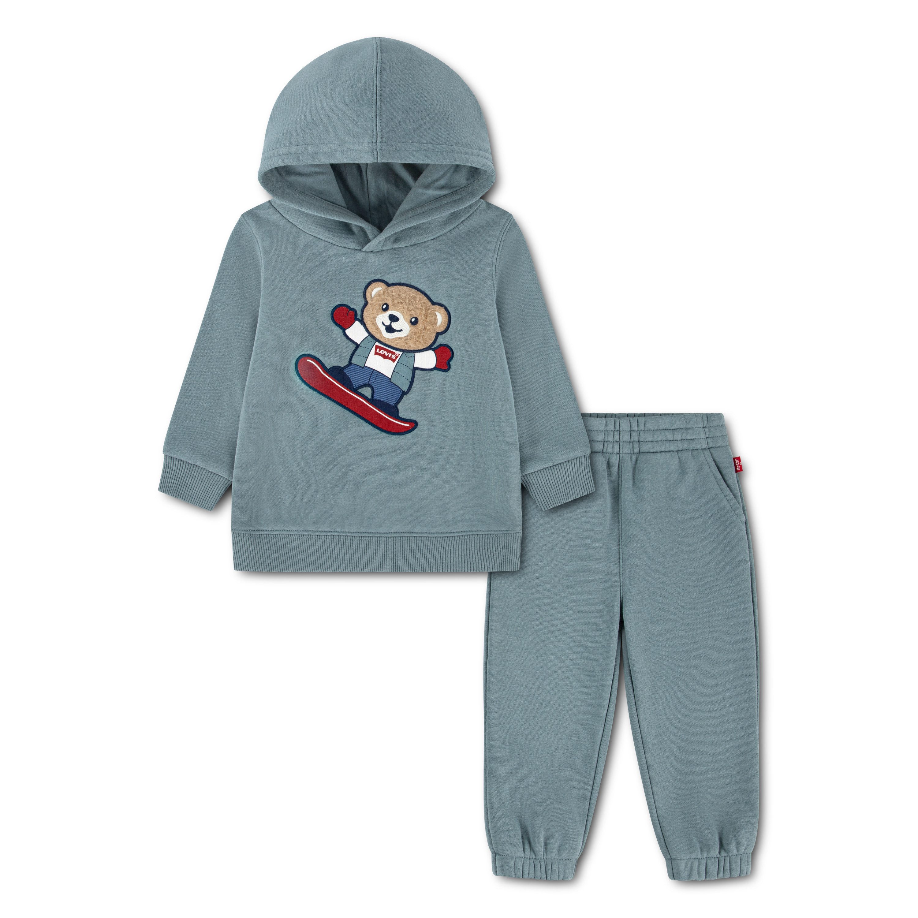 Levi's® Kids Kapuzensweatshirt LVB BEAR KNIT SET (Set, 2-tlg) und Jogginghose/ Jogginganzug for BOYS
