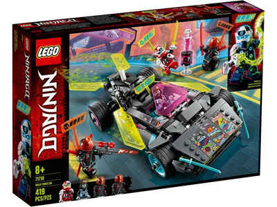 LEGO® Konstruktionsspielsteine LEGO® NINJAGO® - Ninja-Tuning-Fahrzeug, (Set, 419 St)