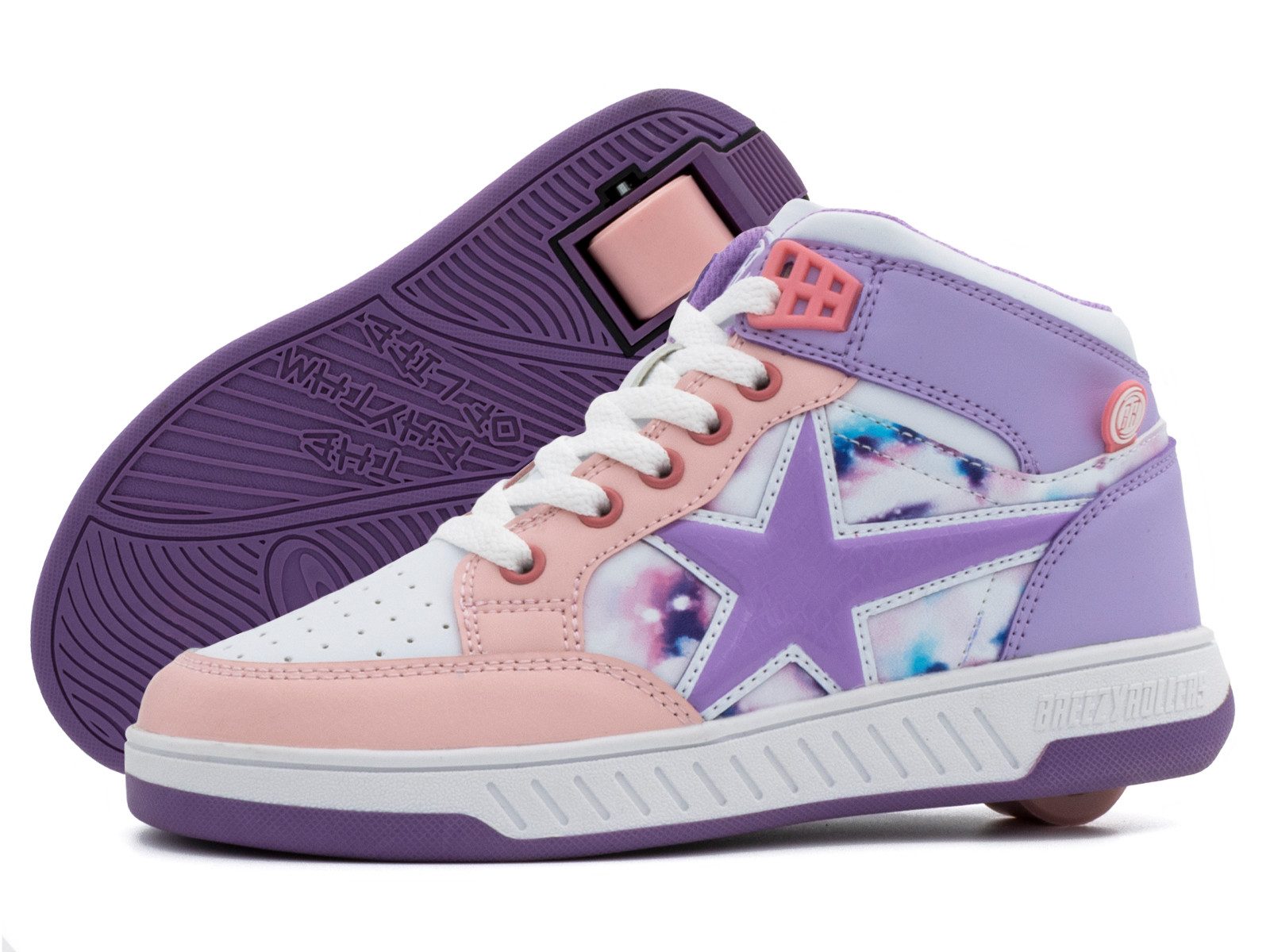 BREEZY ROLLERS Schuhe mit Rollen Rollschuhe Sneaker Heelys 2-in-1 Kinderschuhe Rollschuhe