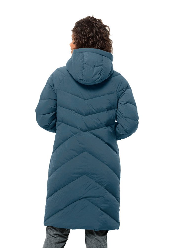 Jack Wolfskin Daunenmantel MARIENPLATZ COAT W RDS Daunenmantel, warm, winddicht und wasserabweisend