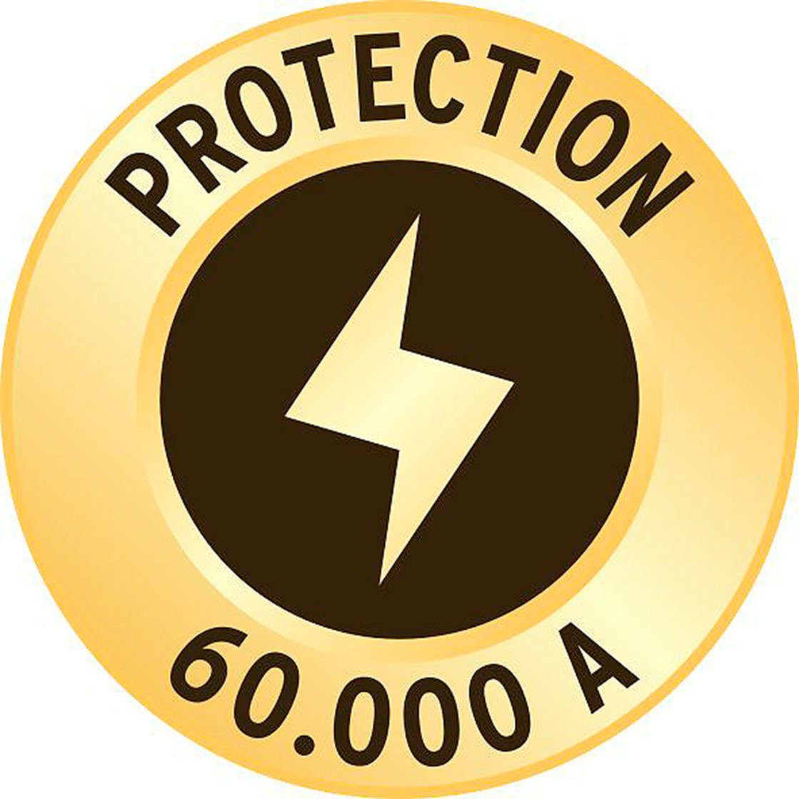 Brennenstuhl Premium-Pect-Line mit Steckdosenleiste Schalter 6-fach 3 60.000A (Kabellänge und m), Überspannungsschutz
