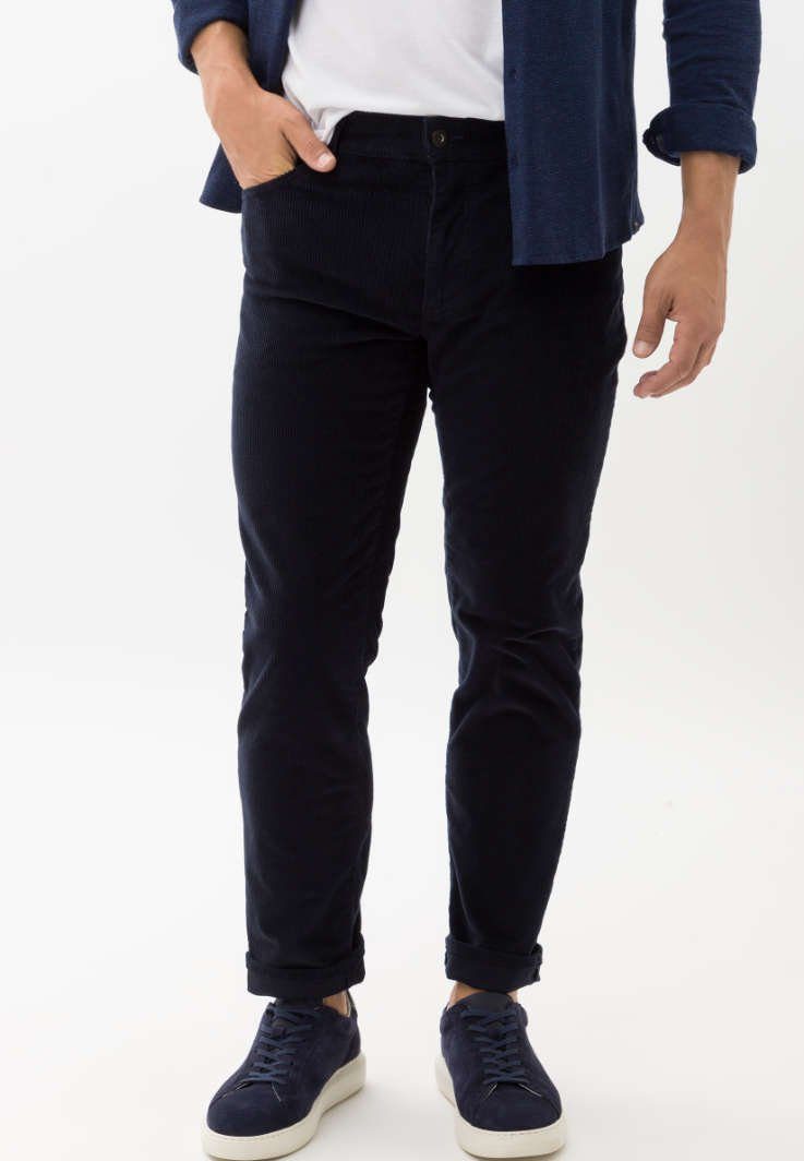 CADIZ Style dunkelblau 5-Pocket-Hose Brax