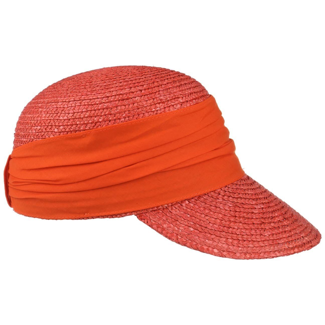 Seeberger Visor (1-St) Strohcap mit Schirm orange