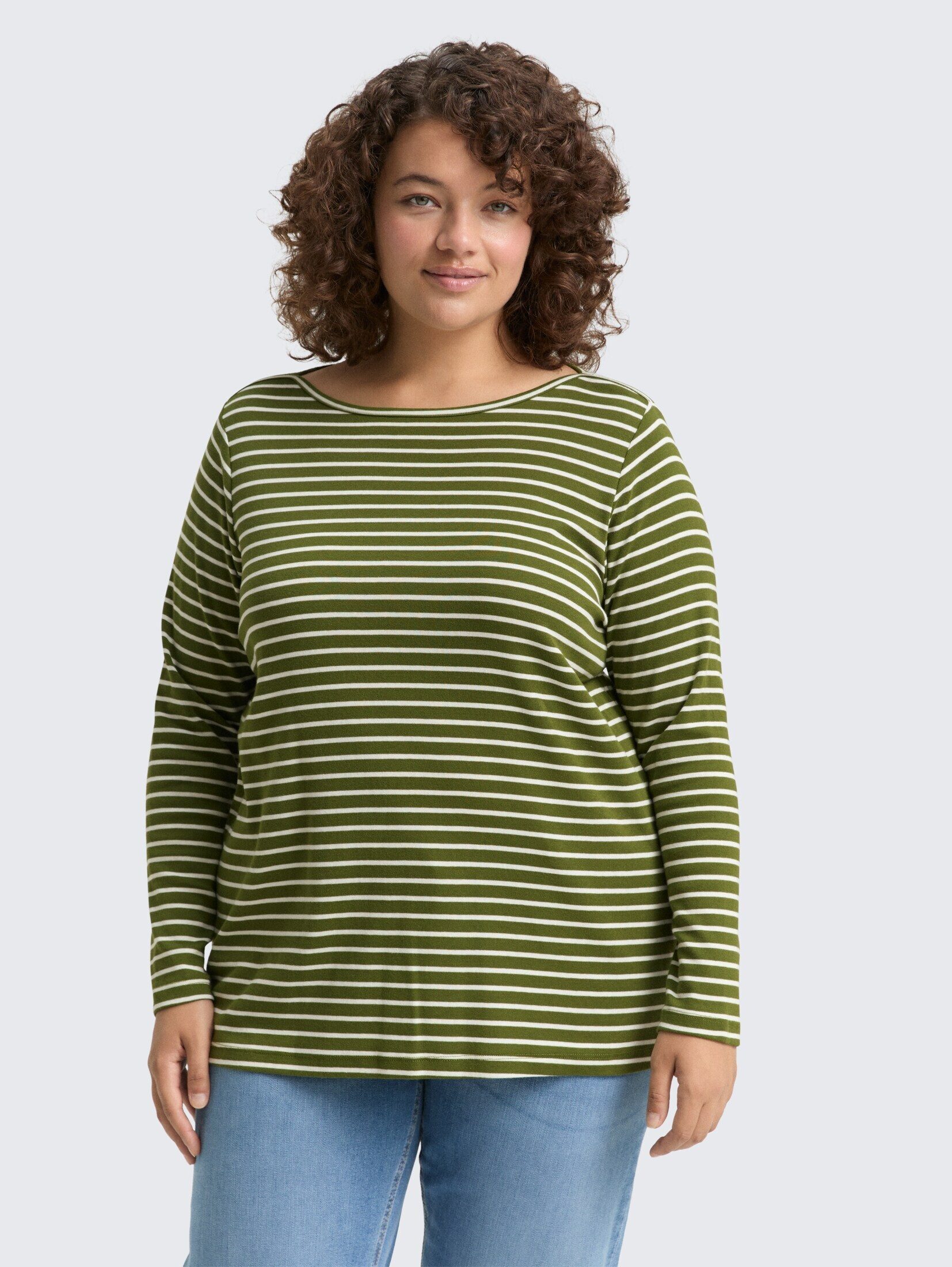 TOM TAILOR PLUS Langarmshirt Plus Size günstig online kaufen