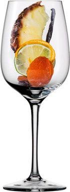 Eisch Weißweinglas Superior SensisPlus, Kristallglas, (Chardonnayglas), bleifrei, 420 ml, 4-teilig