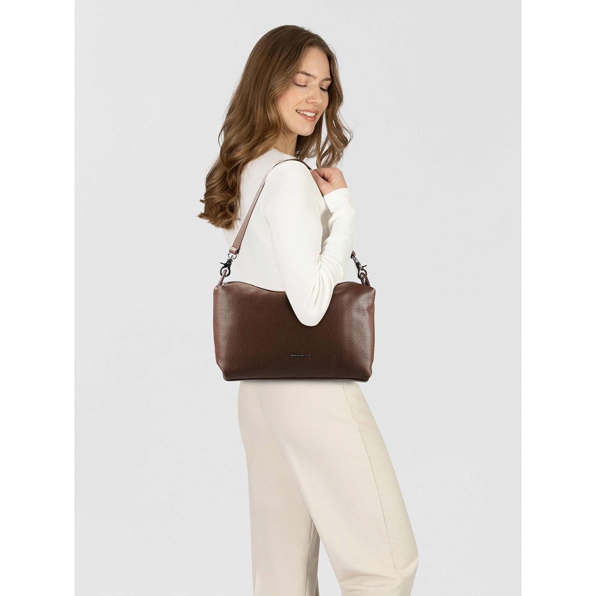 Mandarina Duck Schultertasche Mellow Leather, Leder
